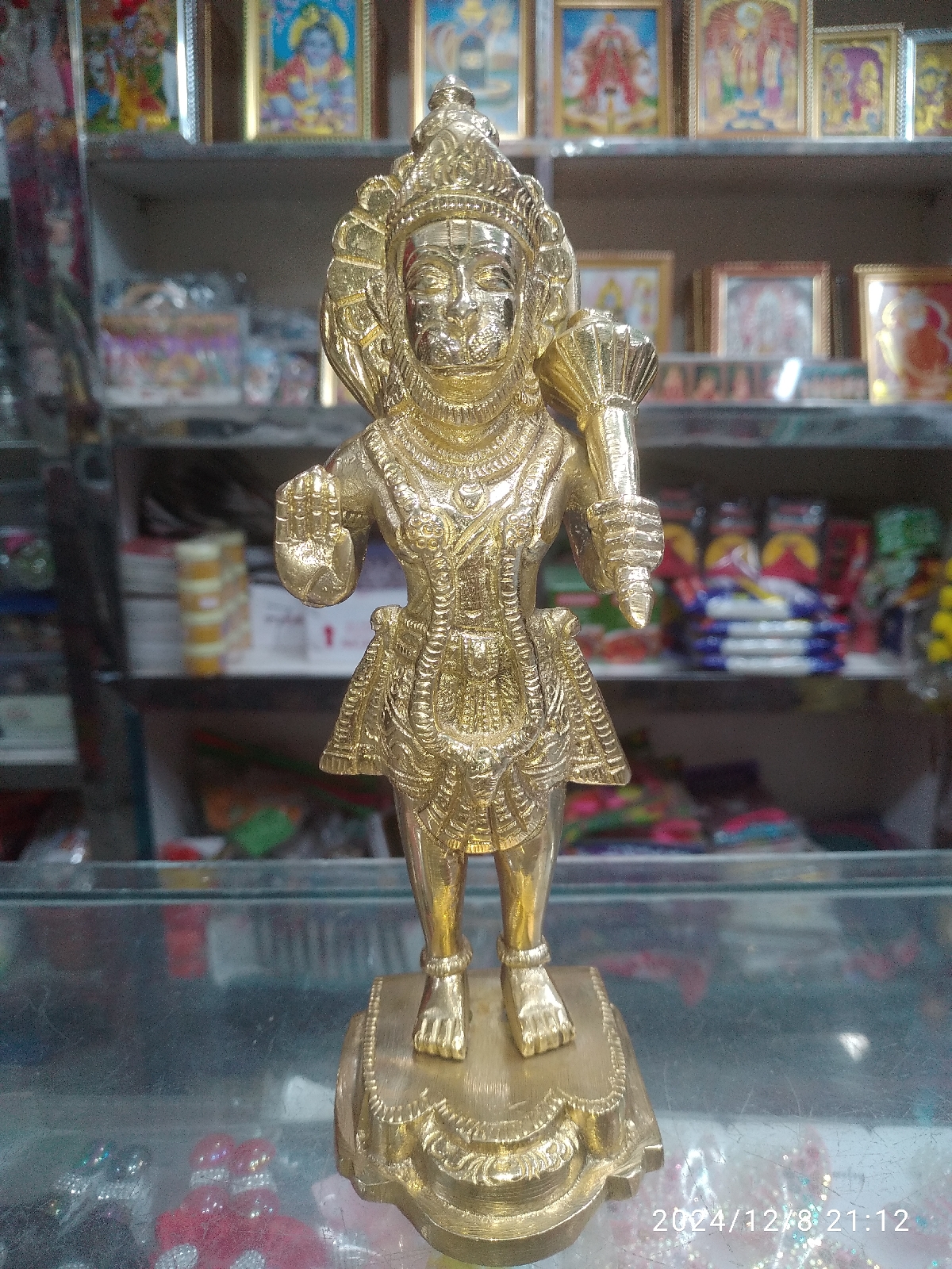 পিতলের হনুমান ৭ ইঞ্চি - Image 1