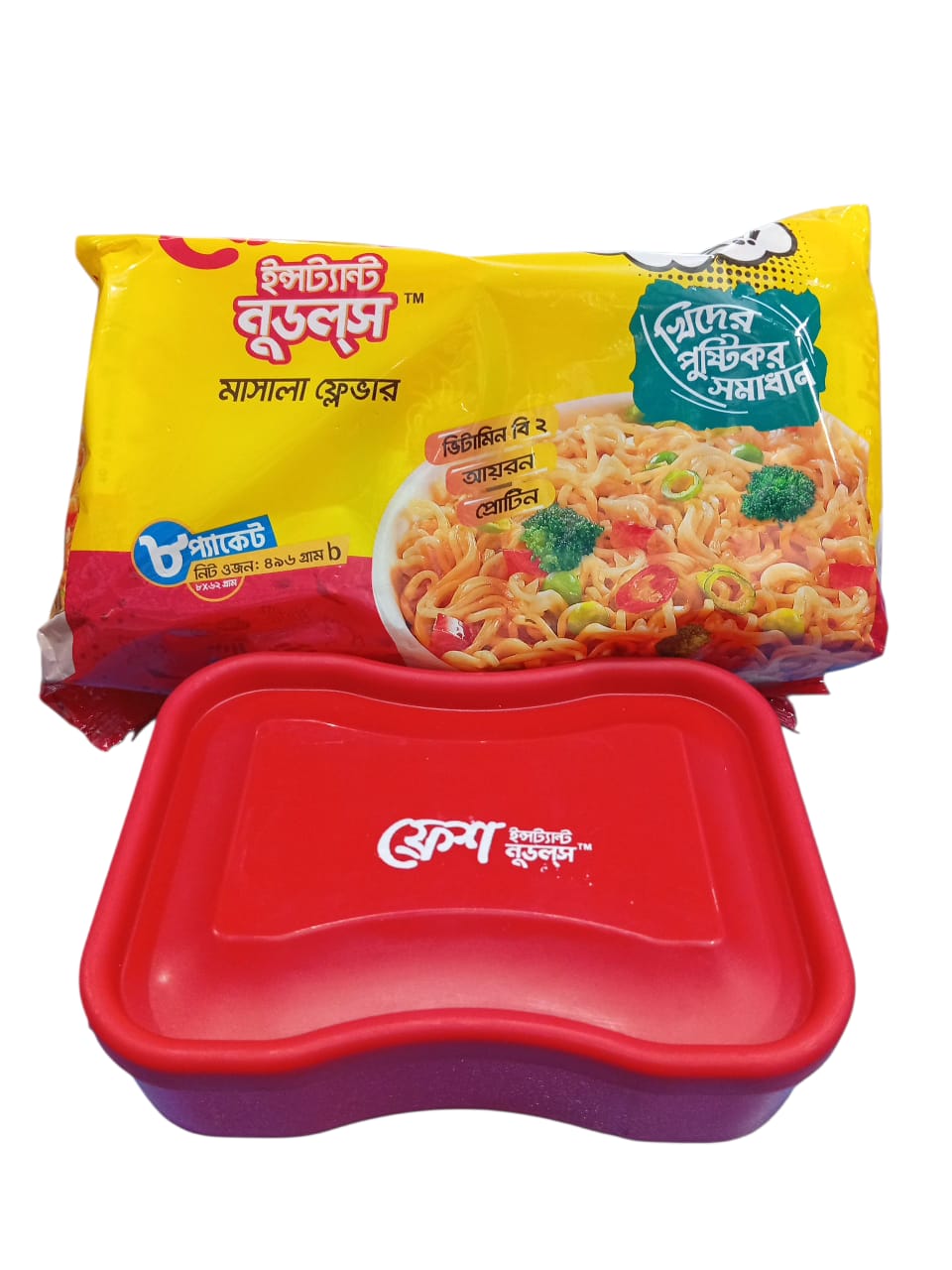 Instant Noodles(নুডলস) 8Pack 496gm With Gift