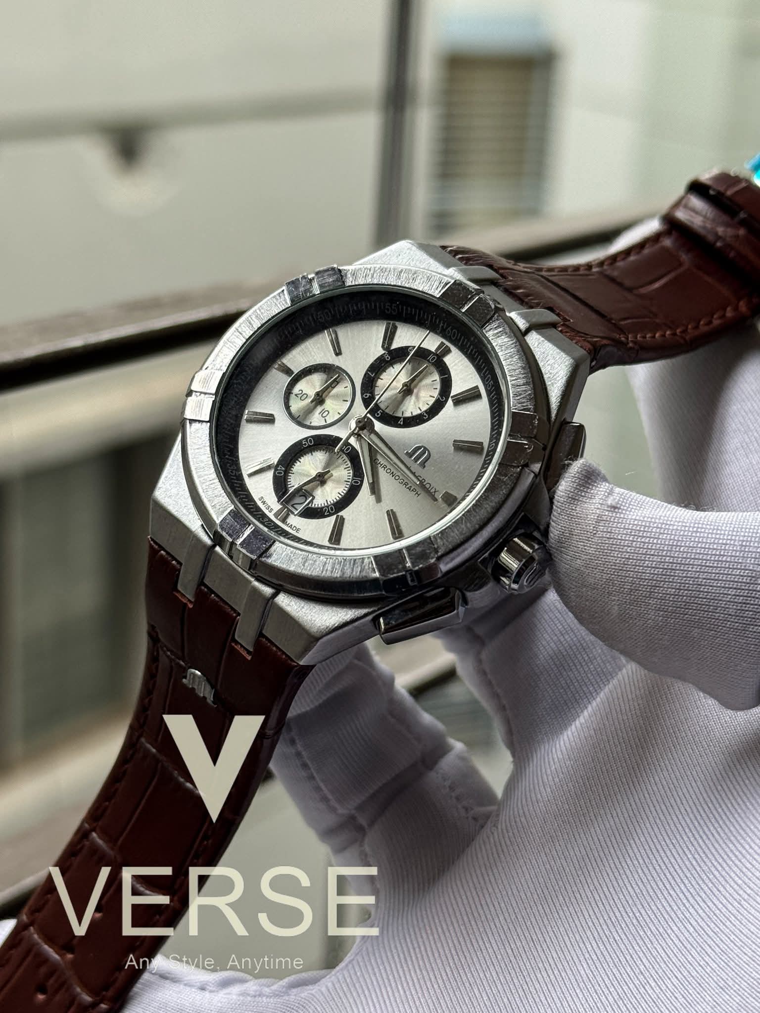 Maurice Lacroix chronograph brown