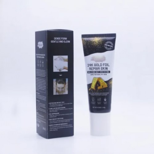 24K Gold Foil Repair Moisturize Skin Makeup Remover Cleanser 130g_img_0