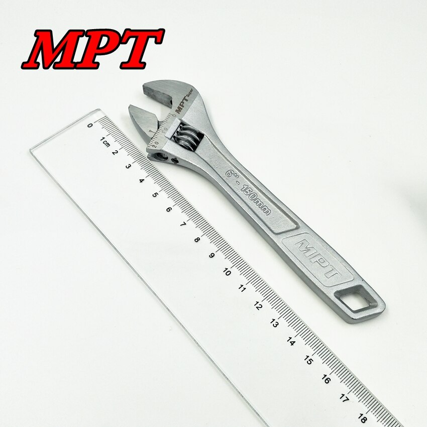 MPT Adjustable Wrench ( 6" | 8" | 10" | 12" ), 45# Carbon steel; MHC01001_img_2