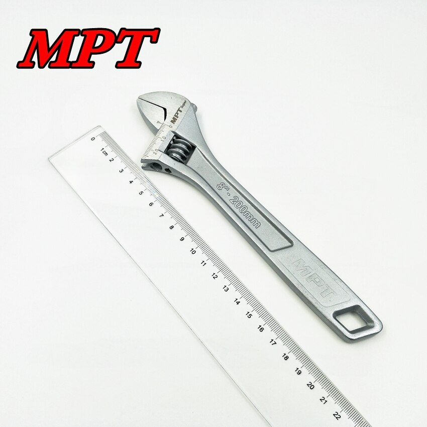 MPT Adjustable Wrench ( 6" | 8" | 10" | 12" ), 45# Carbon steel; MHC01001_img_6