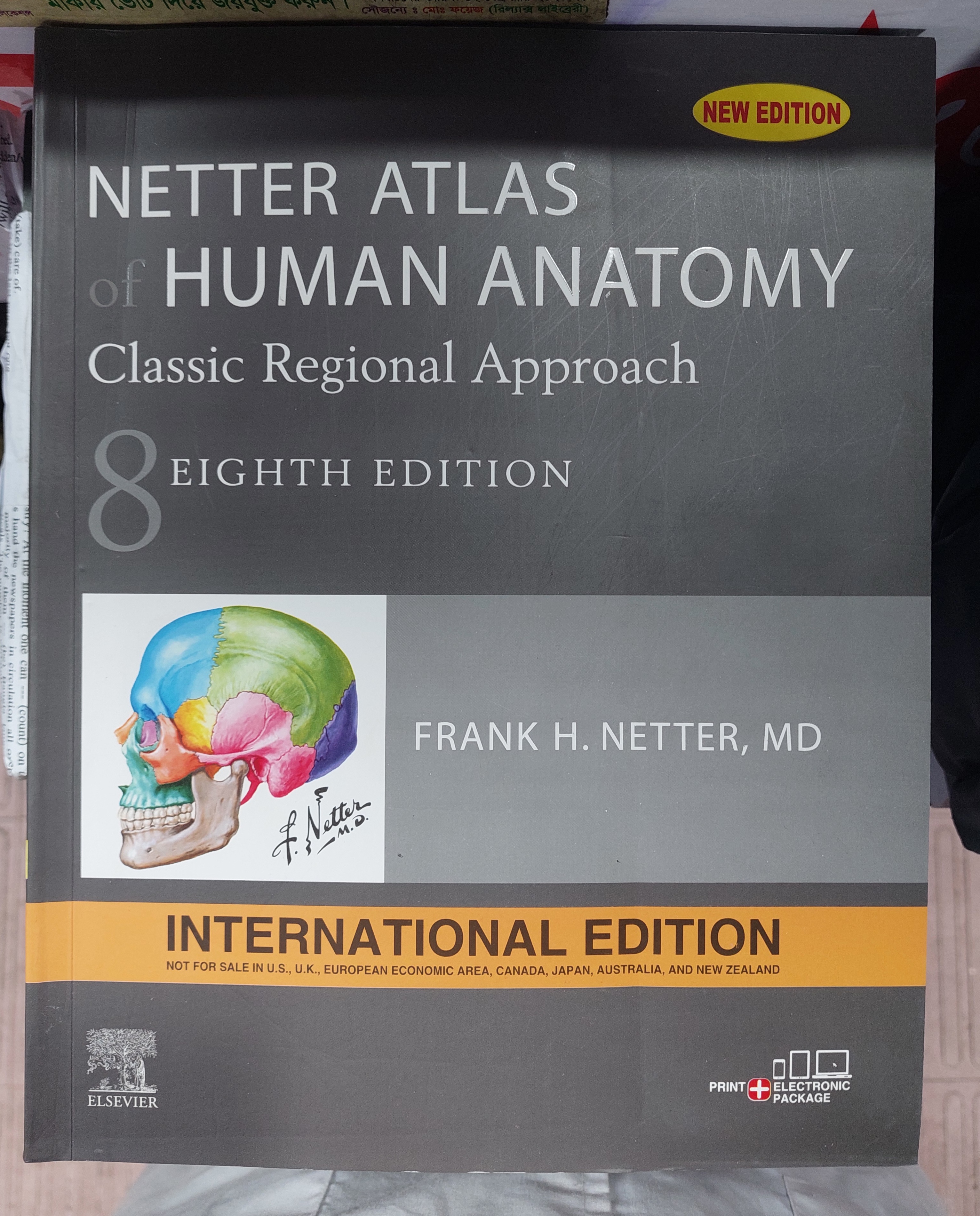 NETTER ATLAS of HUMAN ANATOMY classic regional approach - 8th edition