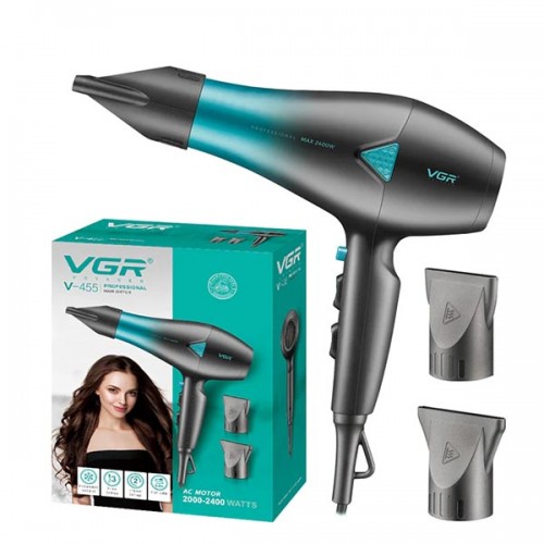 VGR V-455 Professional Hair Dryer with 2000-2400 Watts AC Motor_img_0