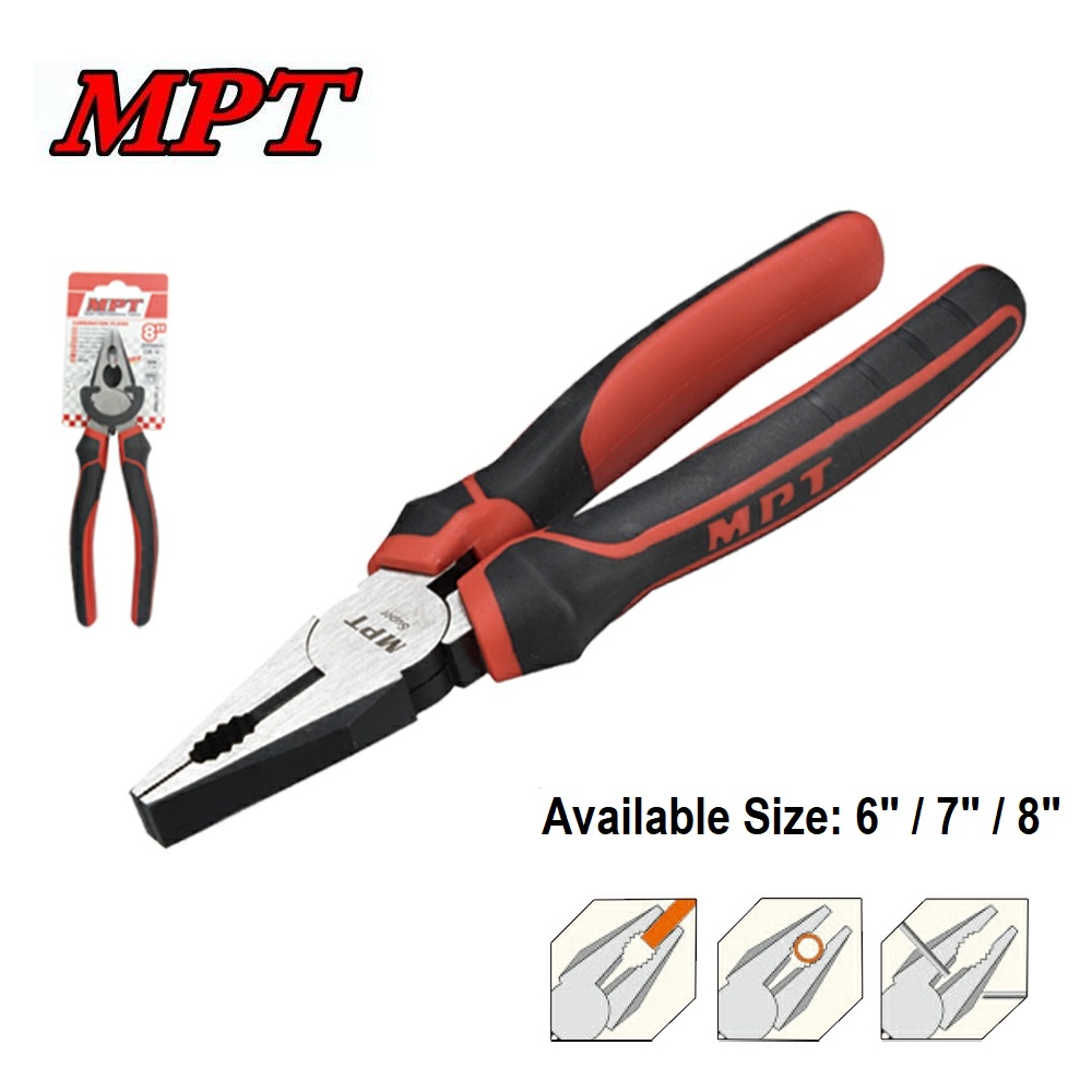 MPT Combination Pliers ( 6" | 7" | 8" ), CRV; MHB01001_img_0