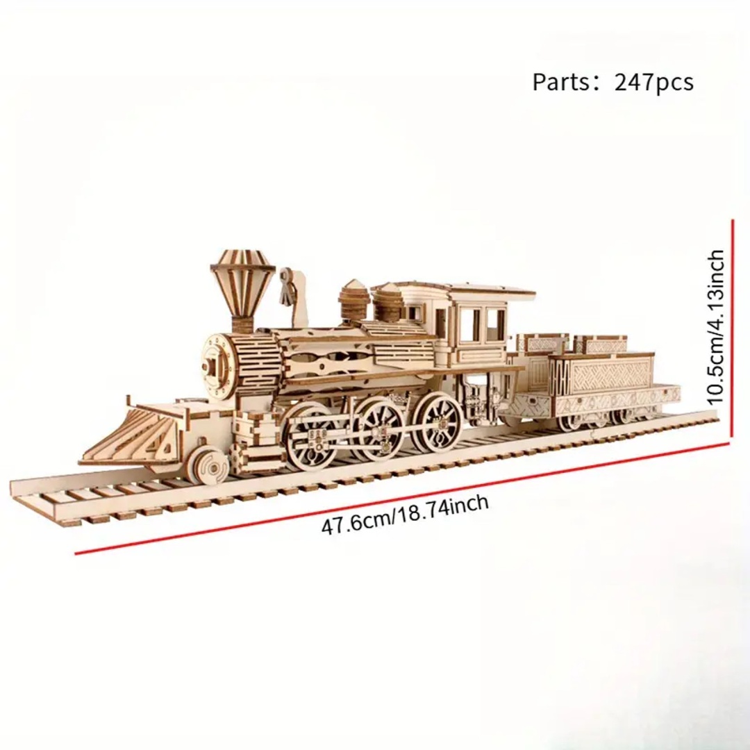 Locomotive - 3D DIY Wooden Puzzle_img_6