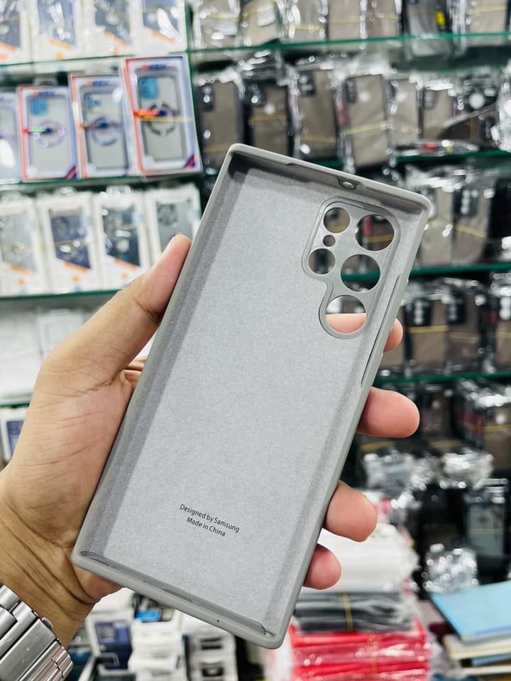 Samsung Galaxy S22 Ultra/S23 Ultra /S24 Ultra /S25 Ultra Soft Silicone Case Premium Liquied With Inner Fabrice Phone Case_img_8