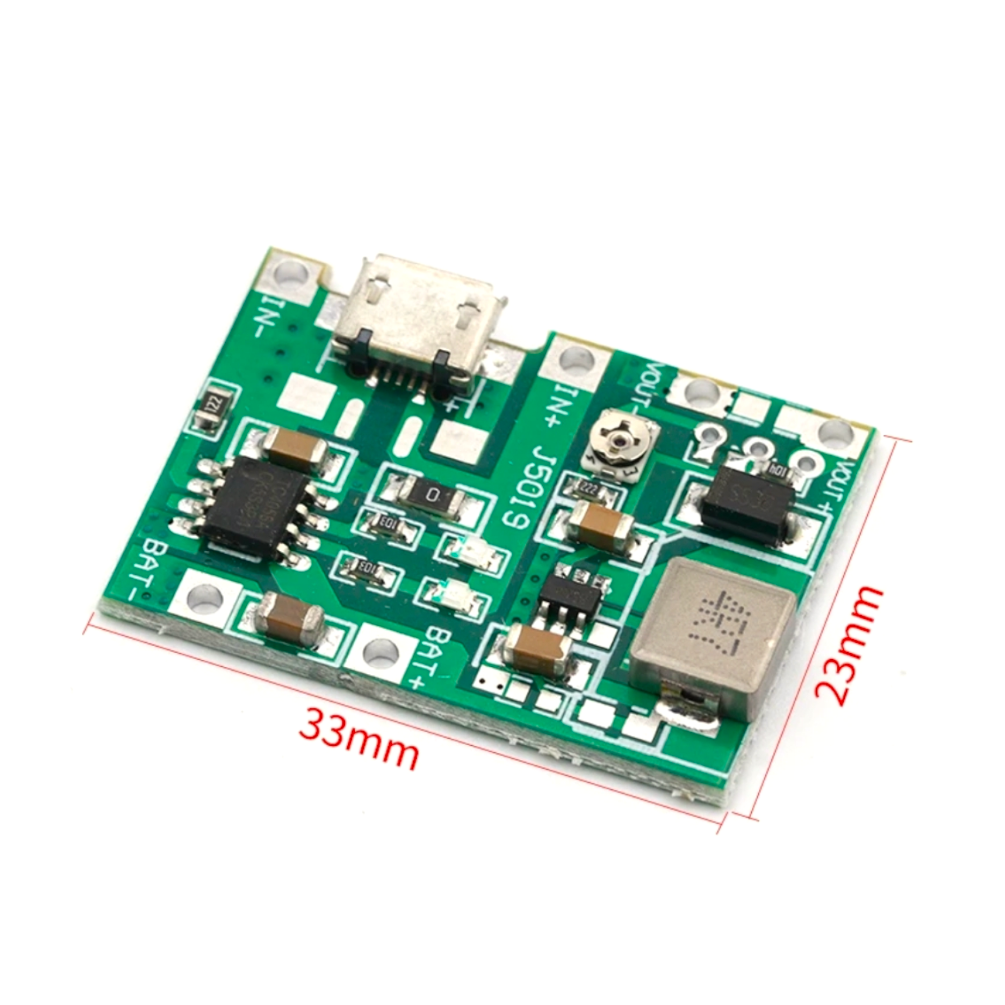 HW 357 Adjustable Step-Up Module (3.7V to 9V/5V, 2A) for 18650 Lithium Battery Charging & Discharge Integrated Module_img_1