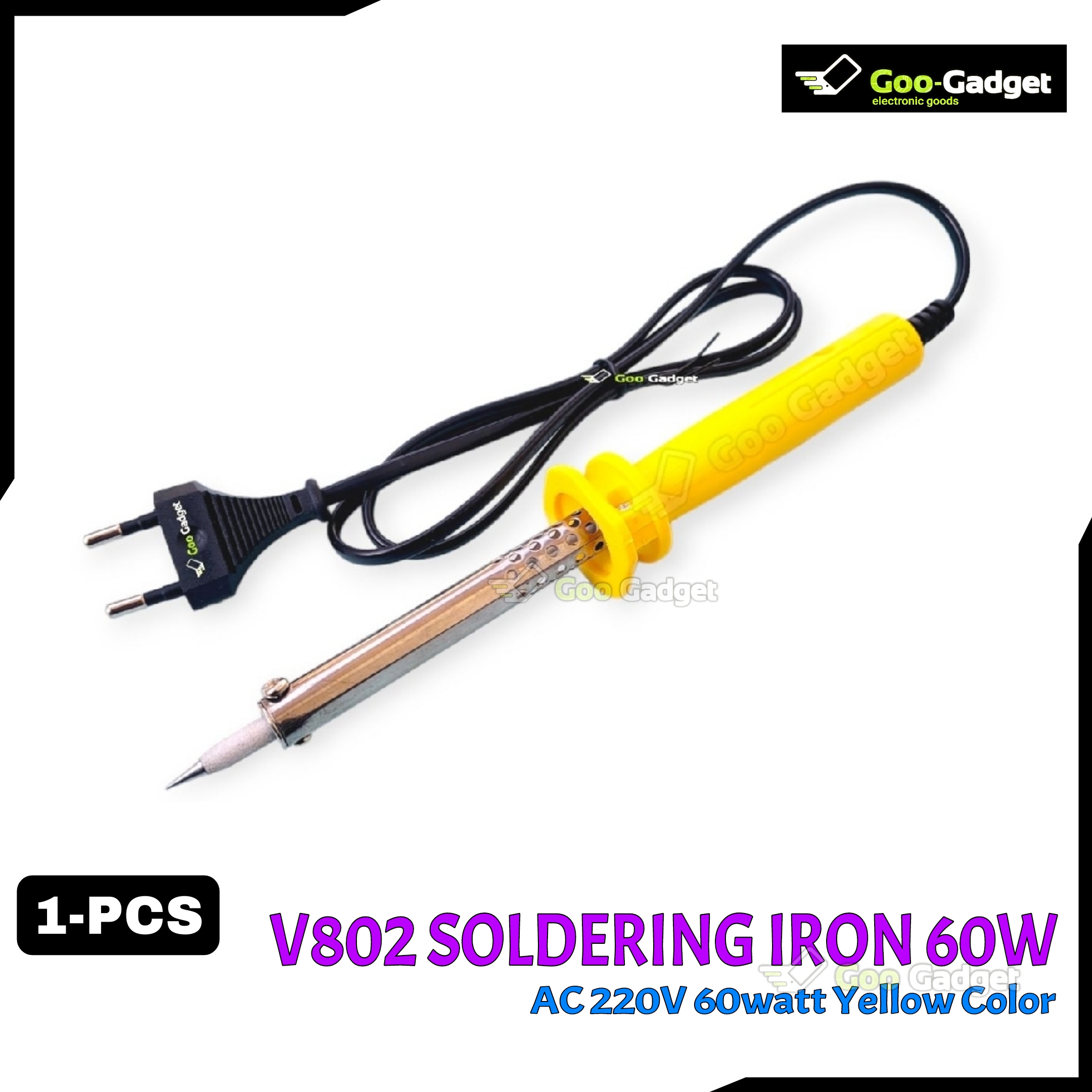 V-802 Electric Soldering Iron 60W | 250V 6A Lightweight Soldering