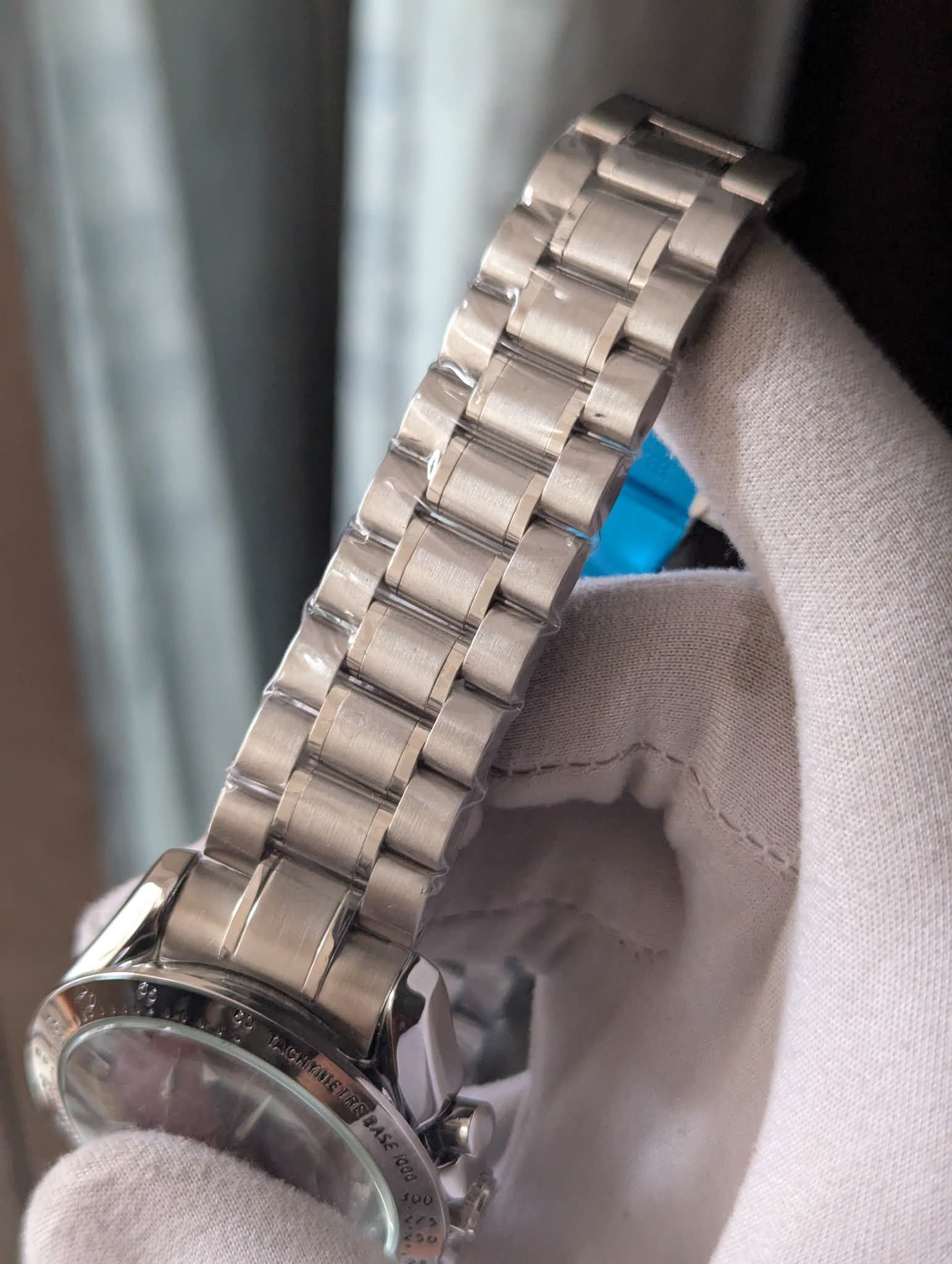 Omega Chronograph Watch Red Face_img_4