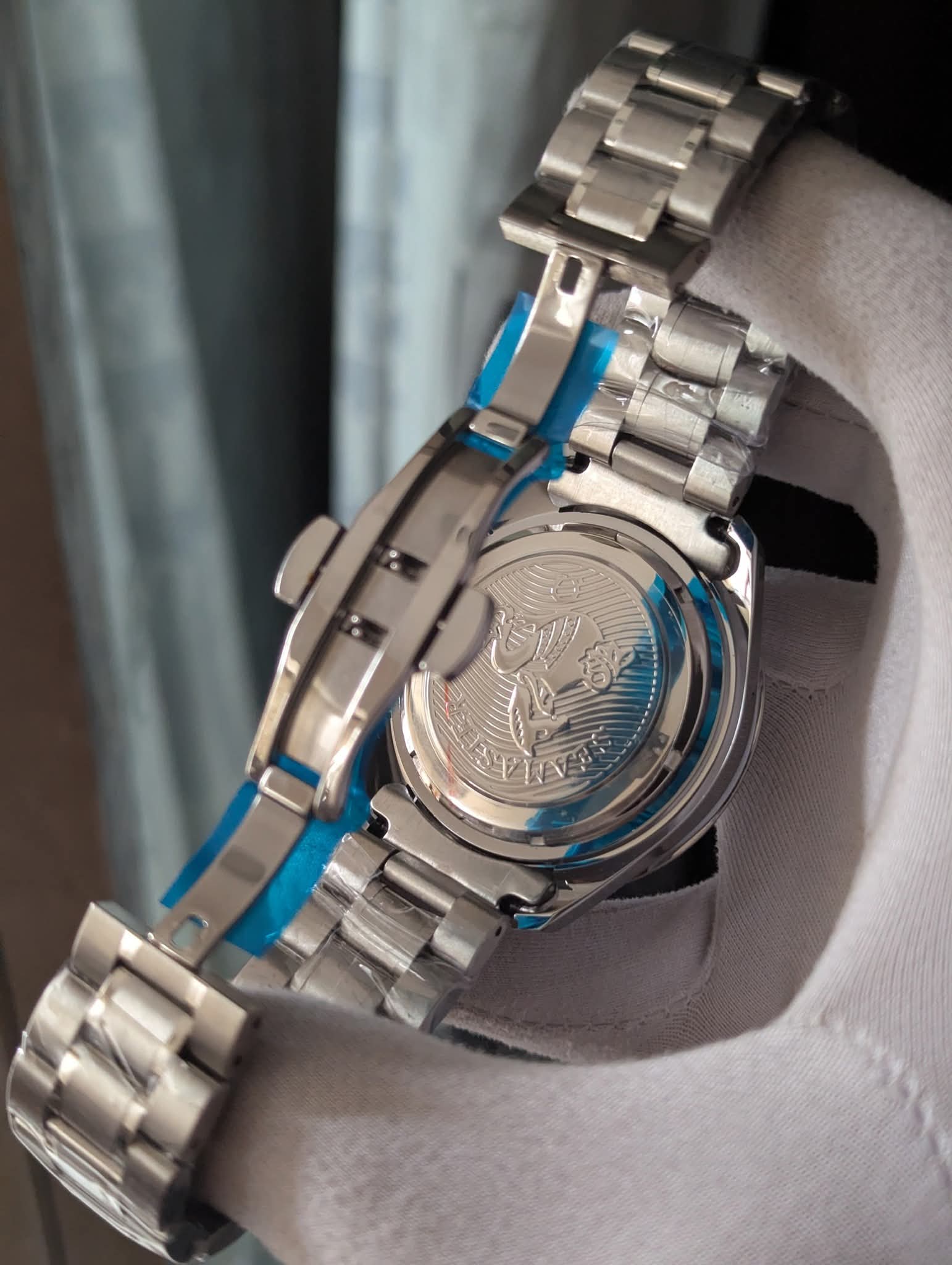 Omega Chronograph Watch Green Face_img_4