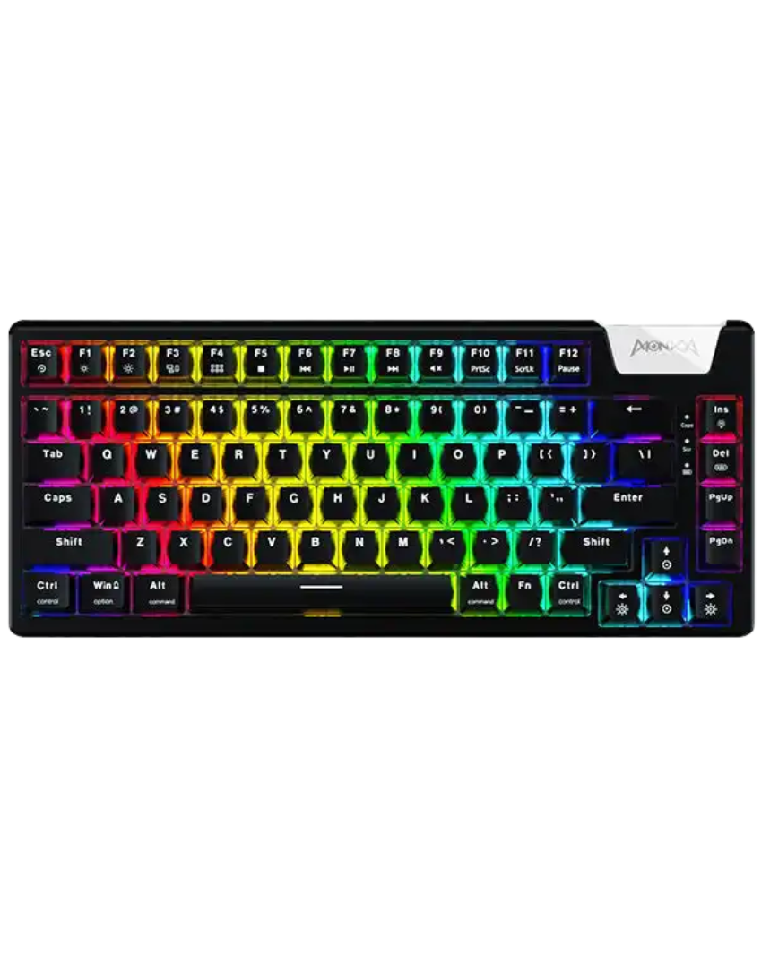 MONKA AE75 Tri-Mode Gasket Hotswappable RGB Mechanical Keyboard_img_2