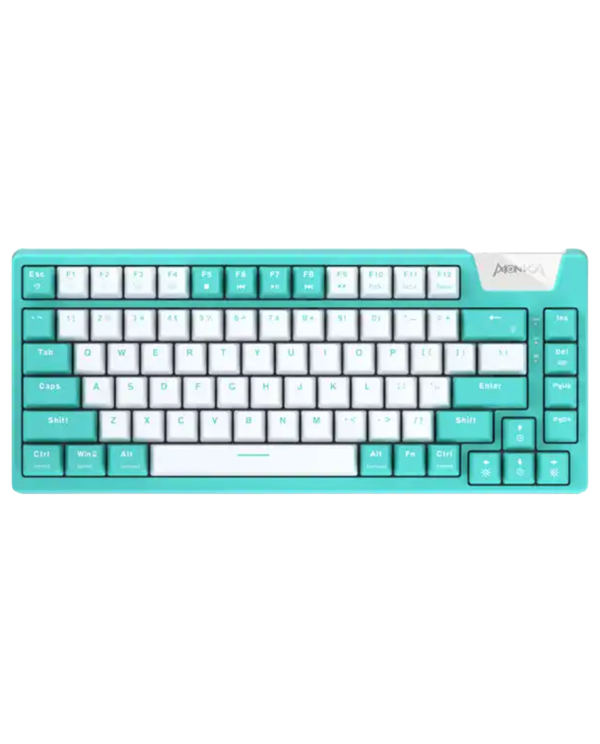 MONKA AE75 Tri-Mode Gasket Hotswappable RGB Mechanical Keyboard_img_3