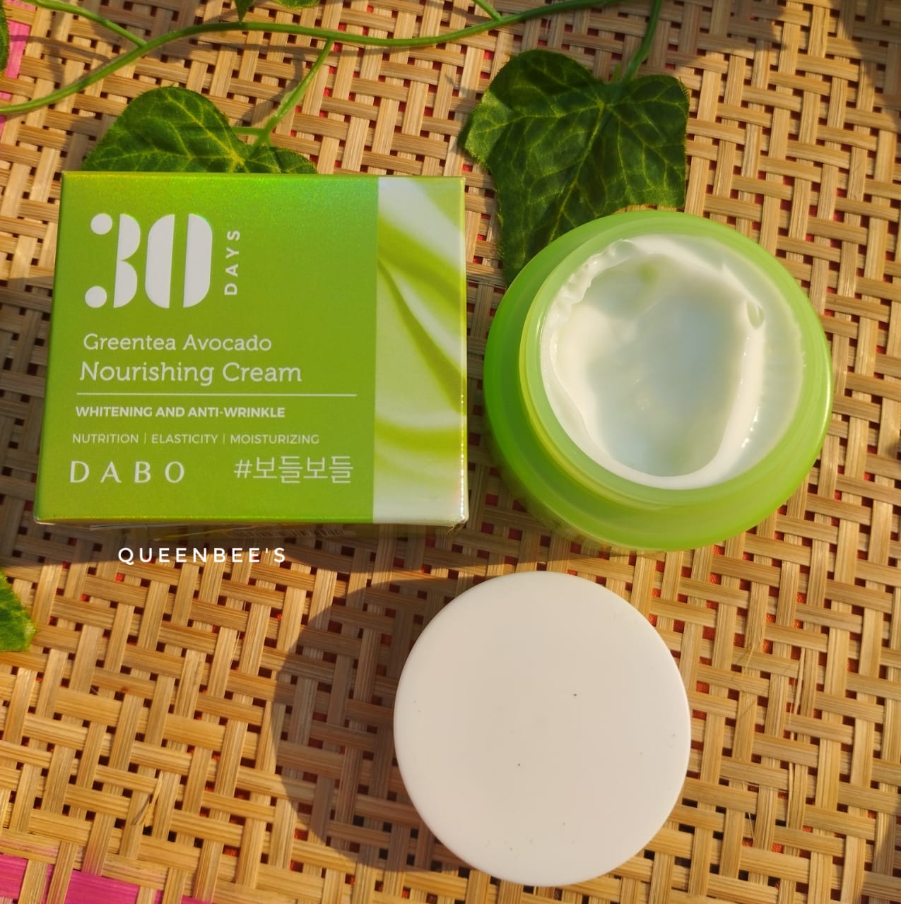 Dabo 30Days Green Tea Avocado Nourishing Cream(100ml)