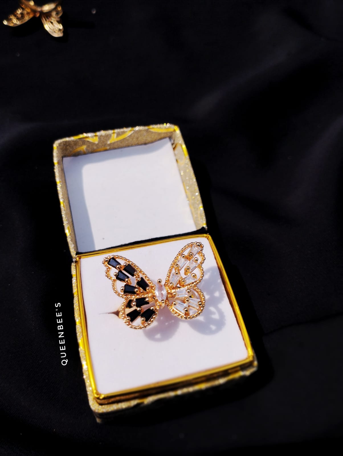 Butterfly Stone Finger Ring_img_3