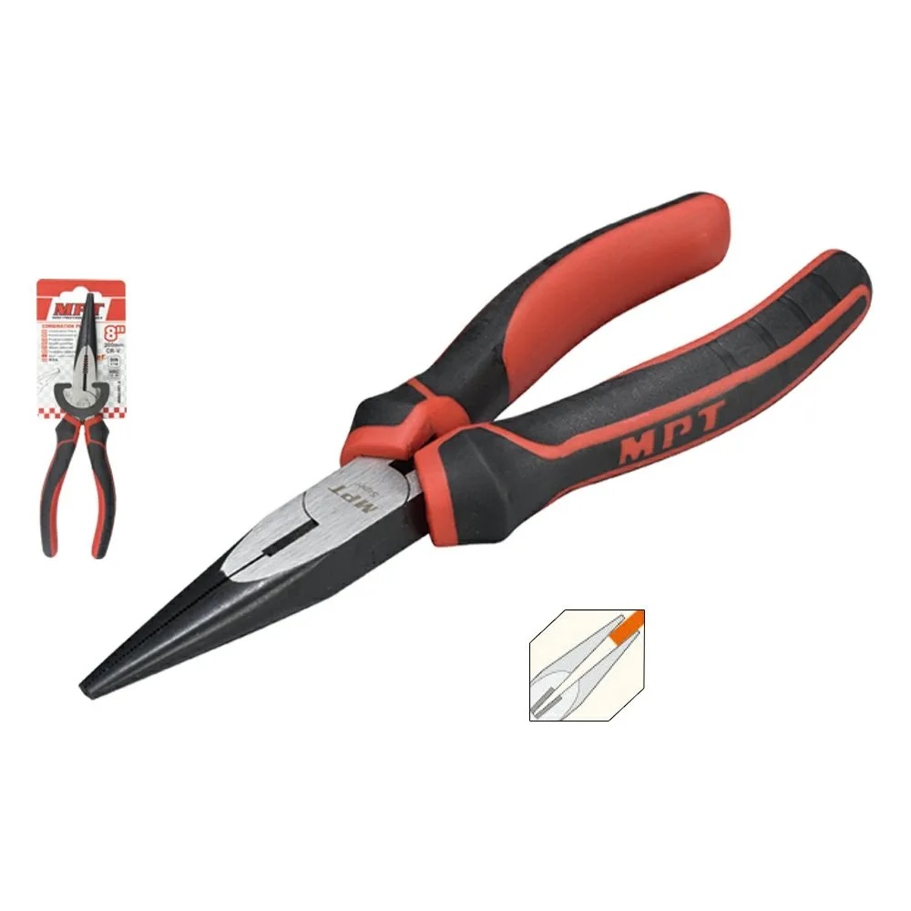 MPT CRV Long Nose Pliers ( 6" | 8" ); MHB01002-6 | MHB01002-8_img_2