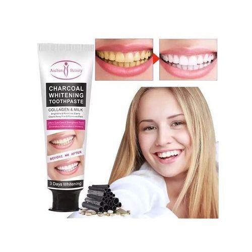 AICHUN BEAUTY Charcoal Whitening Toothpaste 100ml (CHINA)_img_1