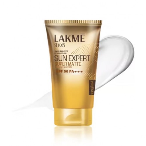 Lakme 9 To 5 Sun Expert Super Matte Sunscreen Lotion SPF 50 - 100 ml (China)_img_0