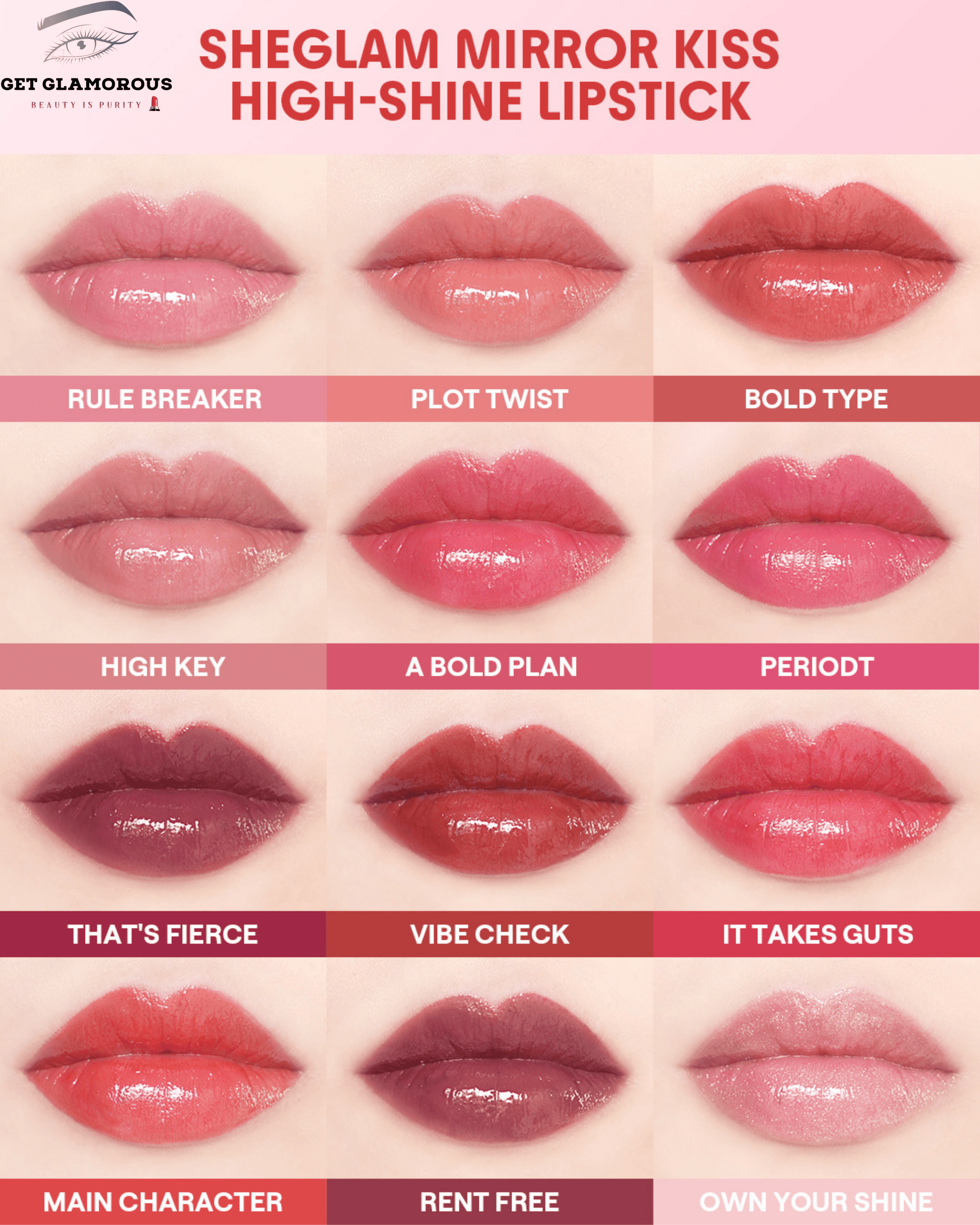 SHEGLAM Mirror Kiss High-Shine Lipstick_img_1