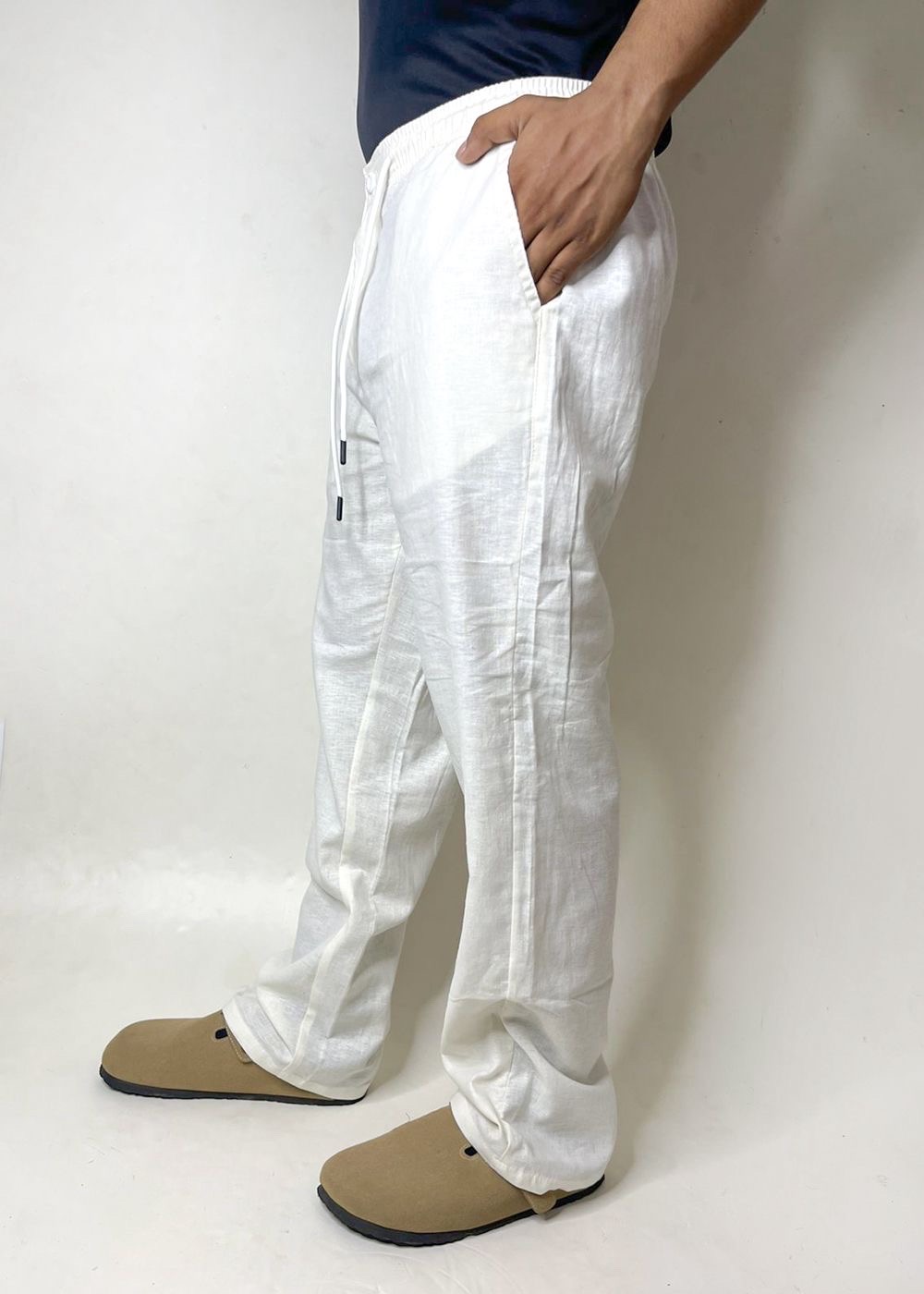 OLD MONEY REMI COTTON PANTS (LINEN)