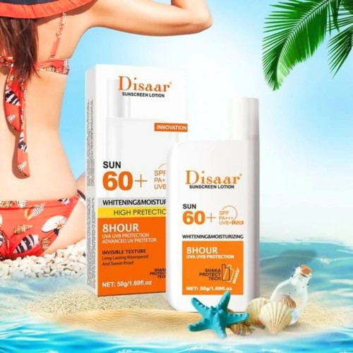 Disaar Sun 60+ SPF Whitening & Moisturizing Sunscreen Lotion 50gm (CHINA)_img_1