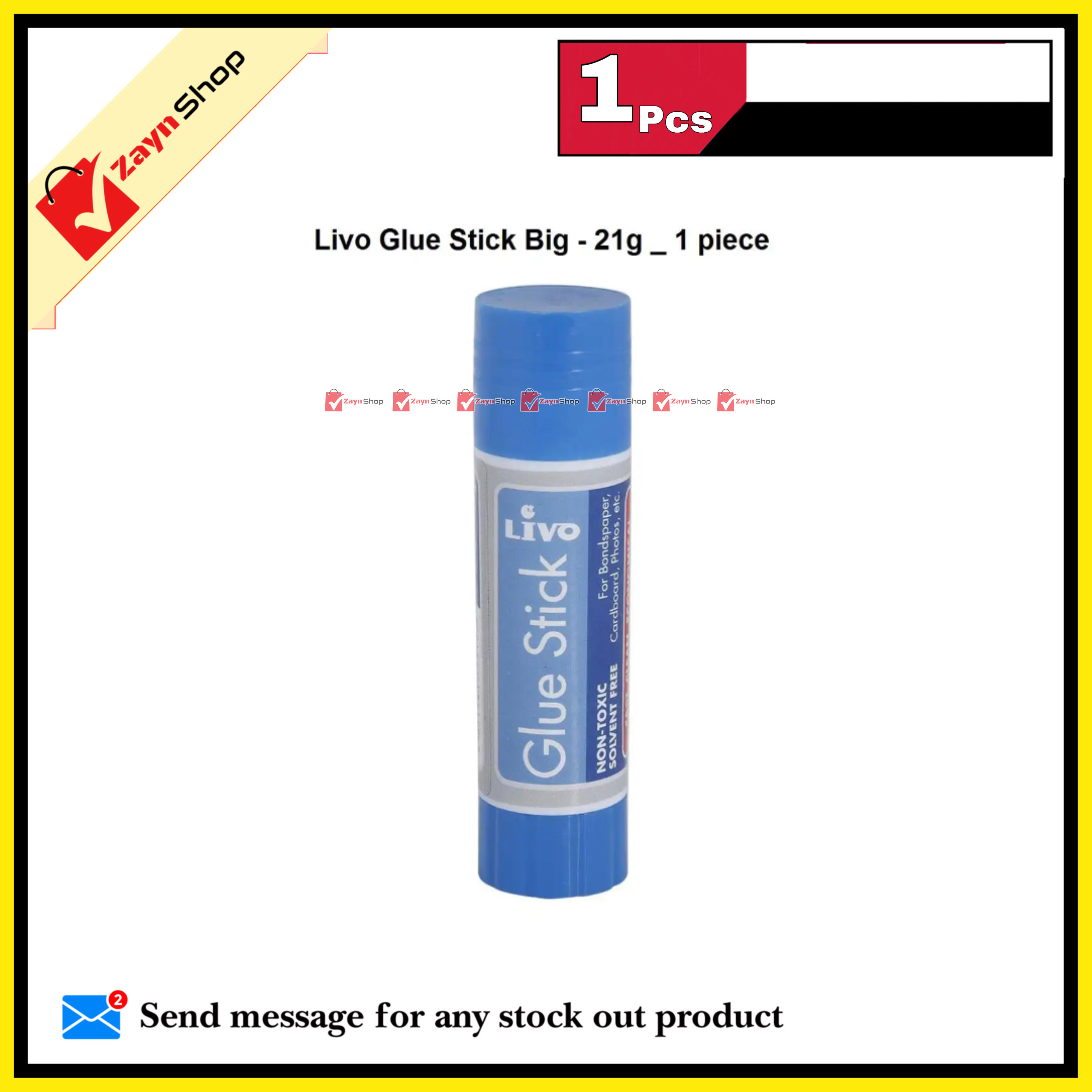 Livo Glue Stick Big Non Toxic Solvent Free 21g_img_0