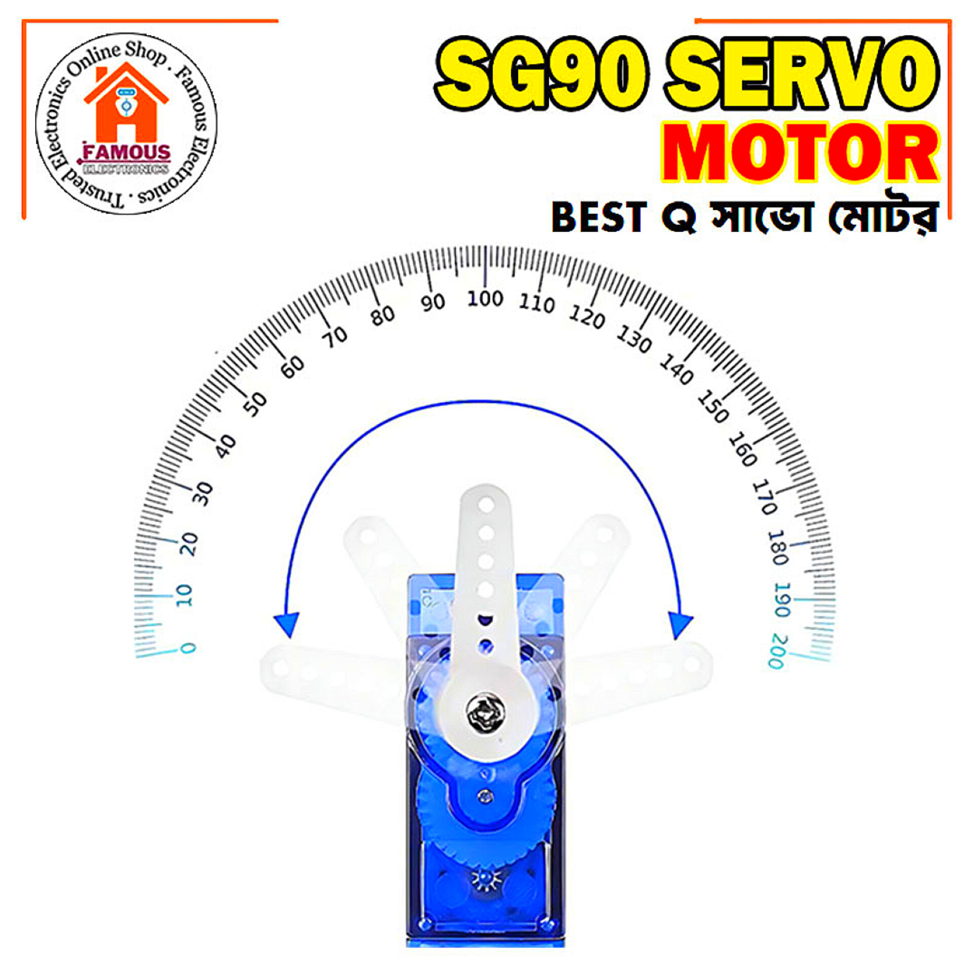 SG90 Mini Robotics Servo Motor_img_4