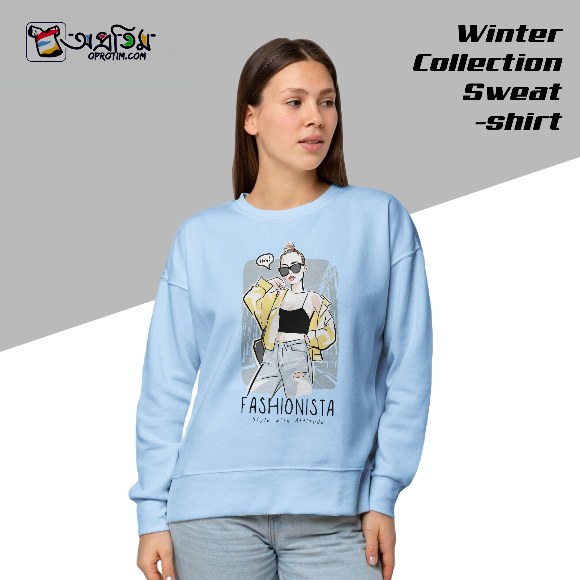 Ladies Exclusive Design Printed Sweatshirt_img_1