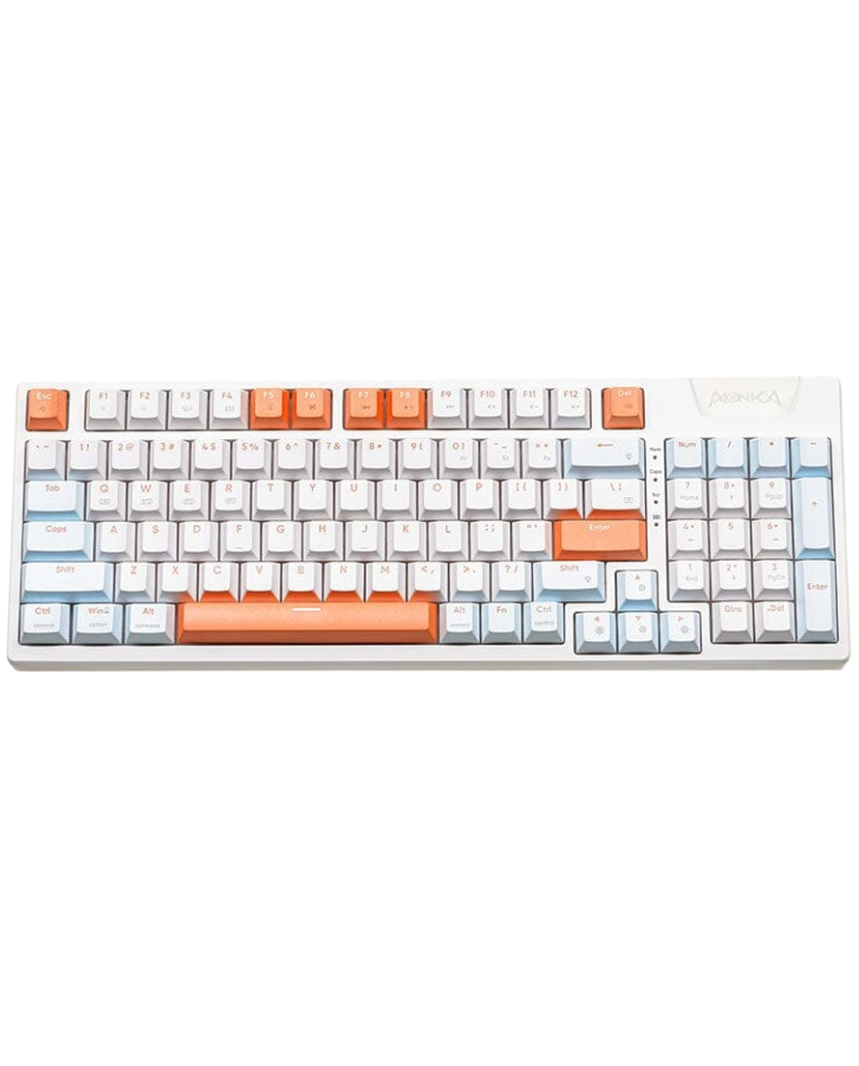 MONKA AE98 Tri-Mode Gasket Hotswappable RGB Mechanical Keyboard_img_5