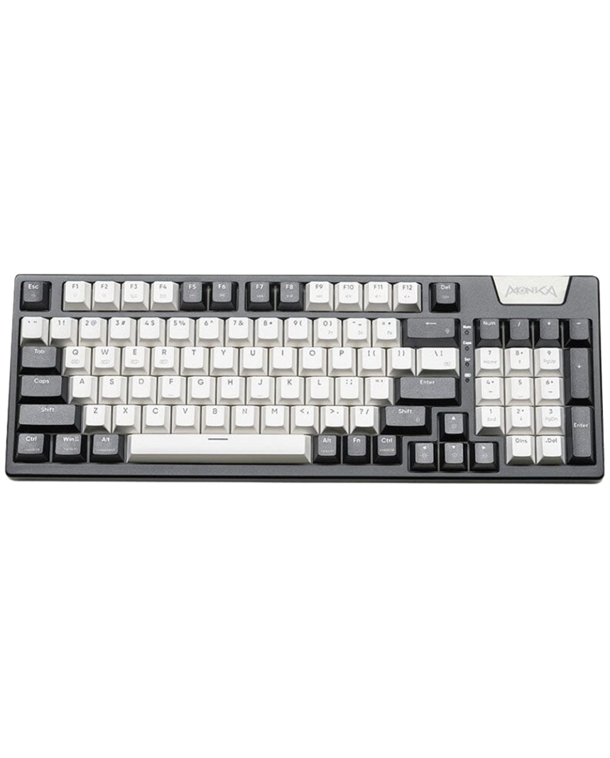 MONKA AE98 Tri-Mode Gasket Hotswappable RGB Mechanical Keyboard_img_6
