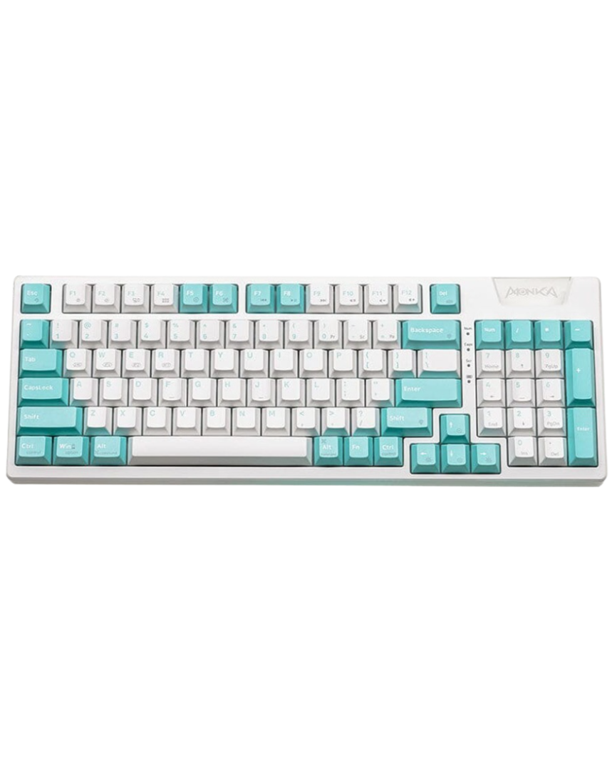 MONKA AE98 Tri-Mode Gasket Hotswappable RGB Mechanical Keyboard