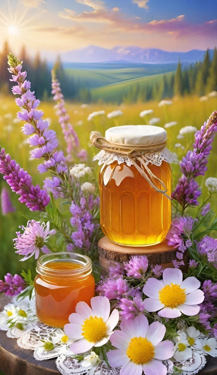 Flower Honey For kids.