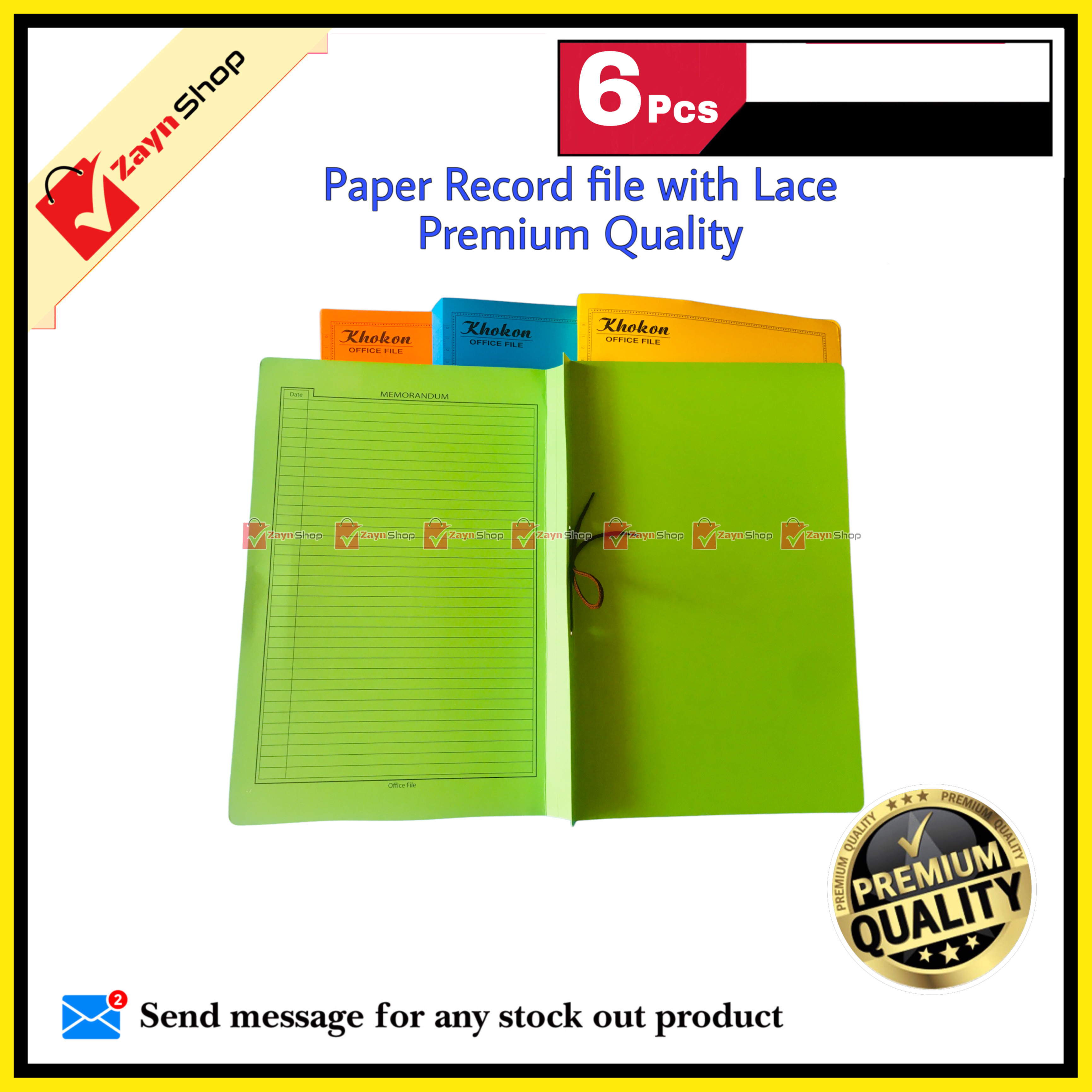 Paper Record file with Lace  Premium Quality pack of 6 pcs_img_2