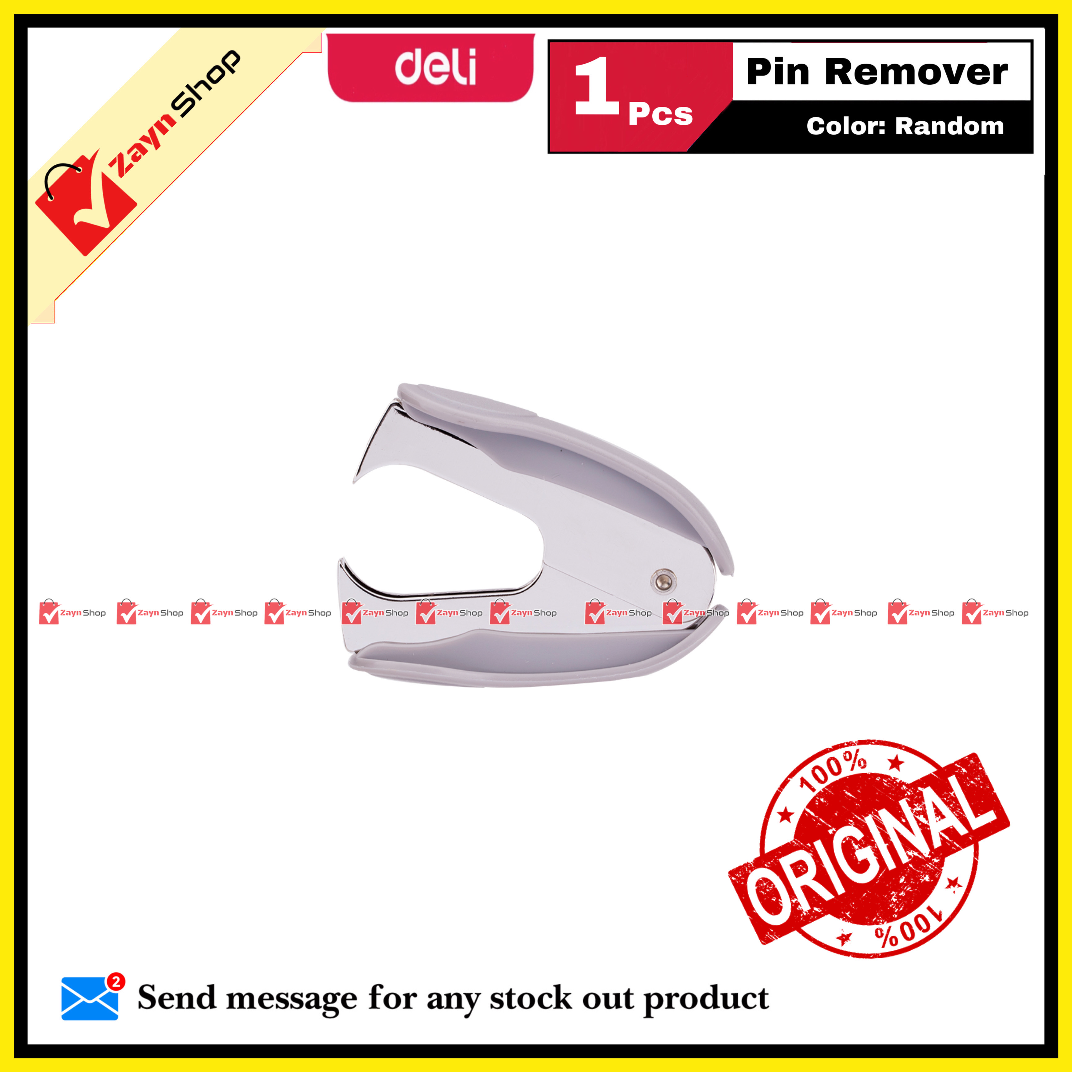deli Staple Remover / Pin Remover Random Color 1pcs_img_2
