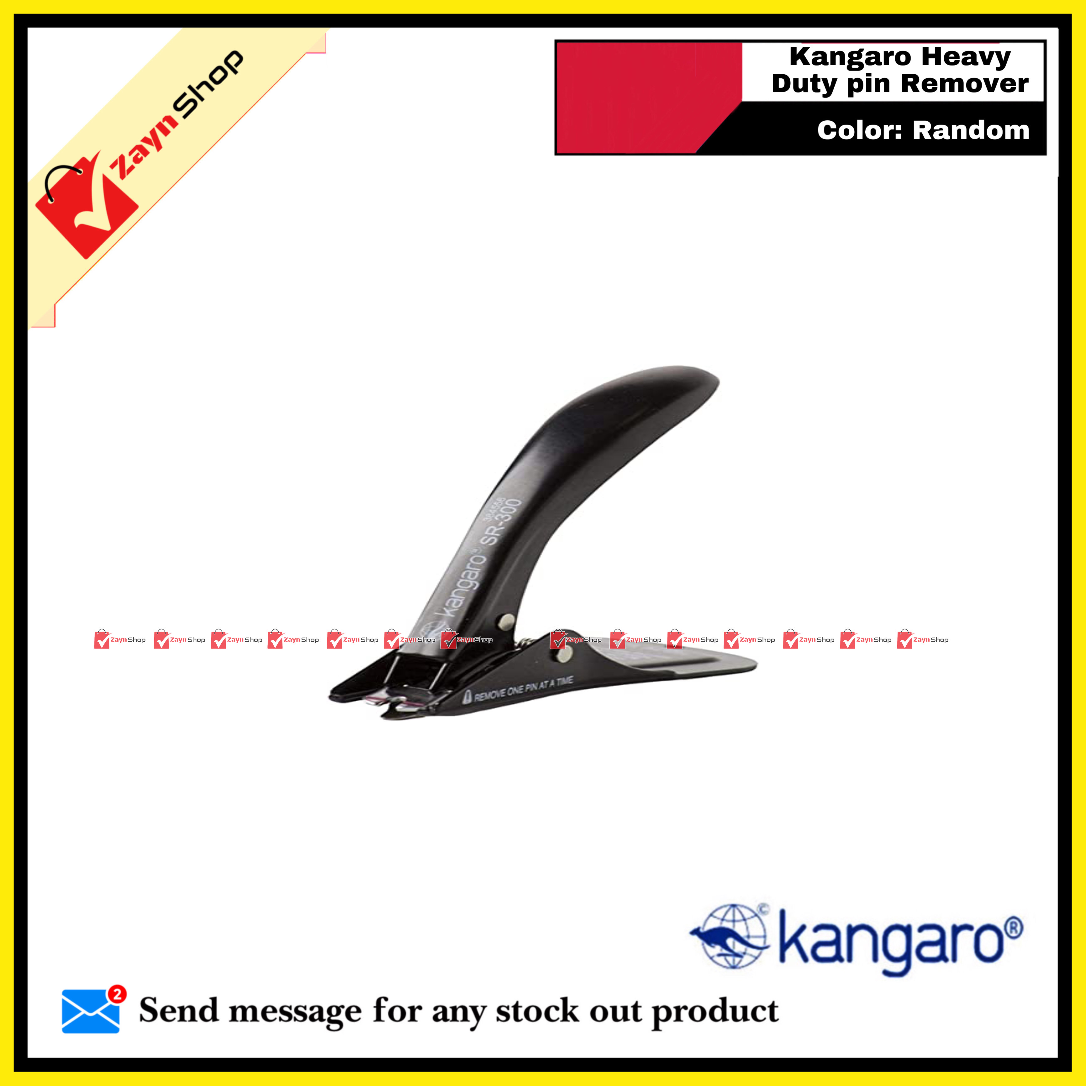 Kangaro Heavy Duty Staple Pin Remover SR-300 Random Color 1 pcs_img_2