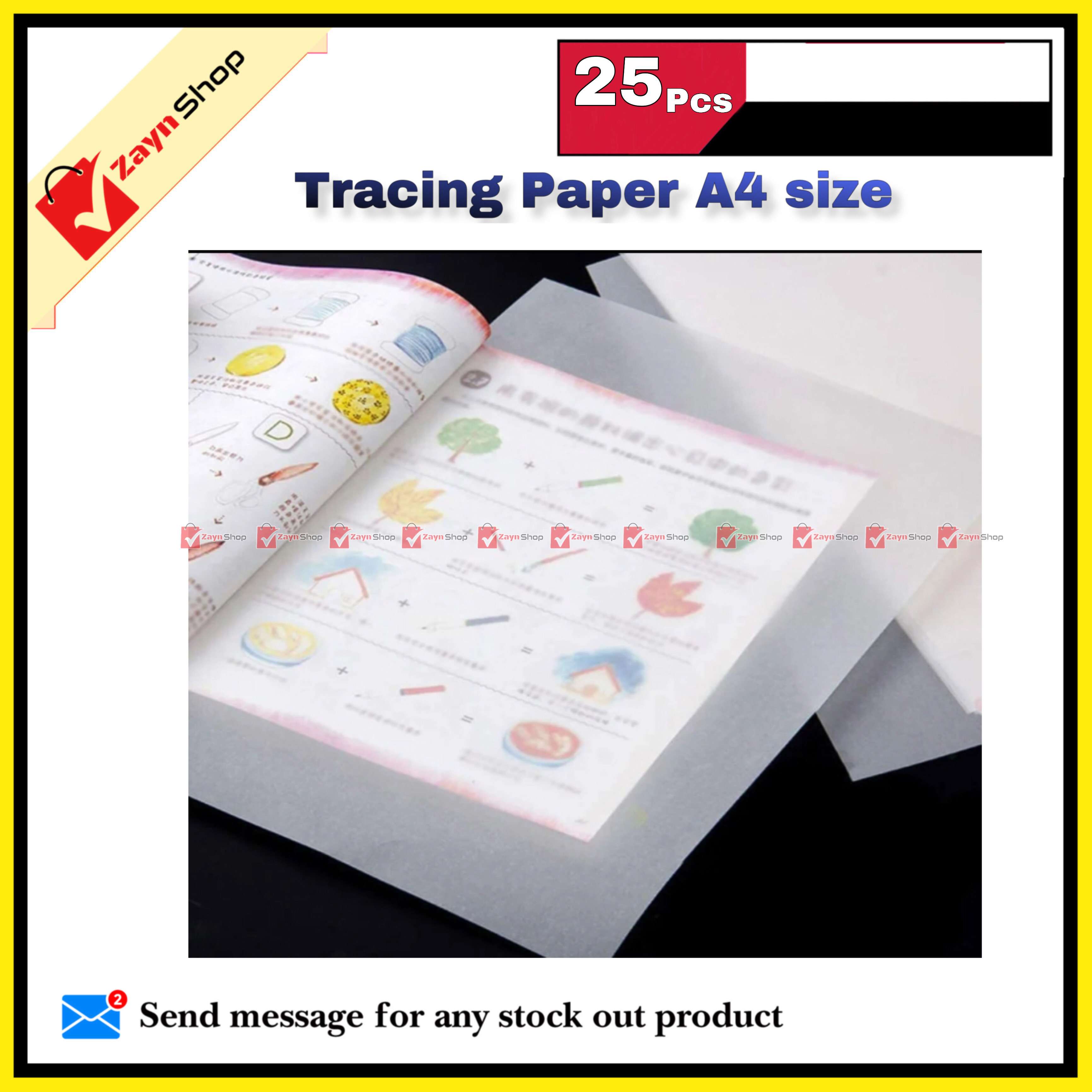 Tracing Paper white A4 Size 25  Sheets_img_0