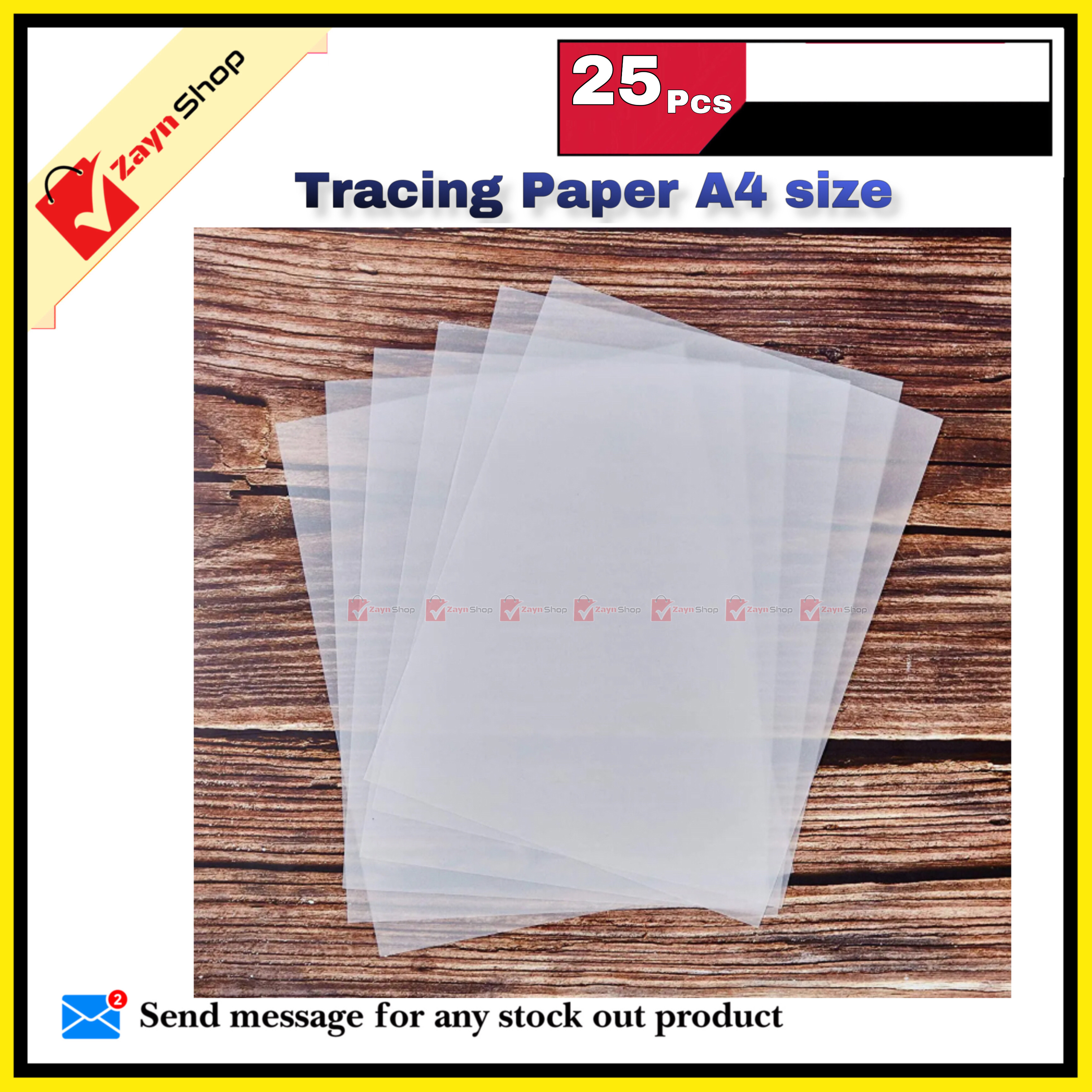 Tracing Paper white A4 Size 25  Sheets_img_1