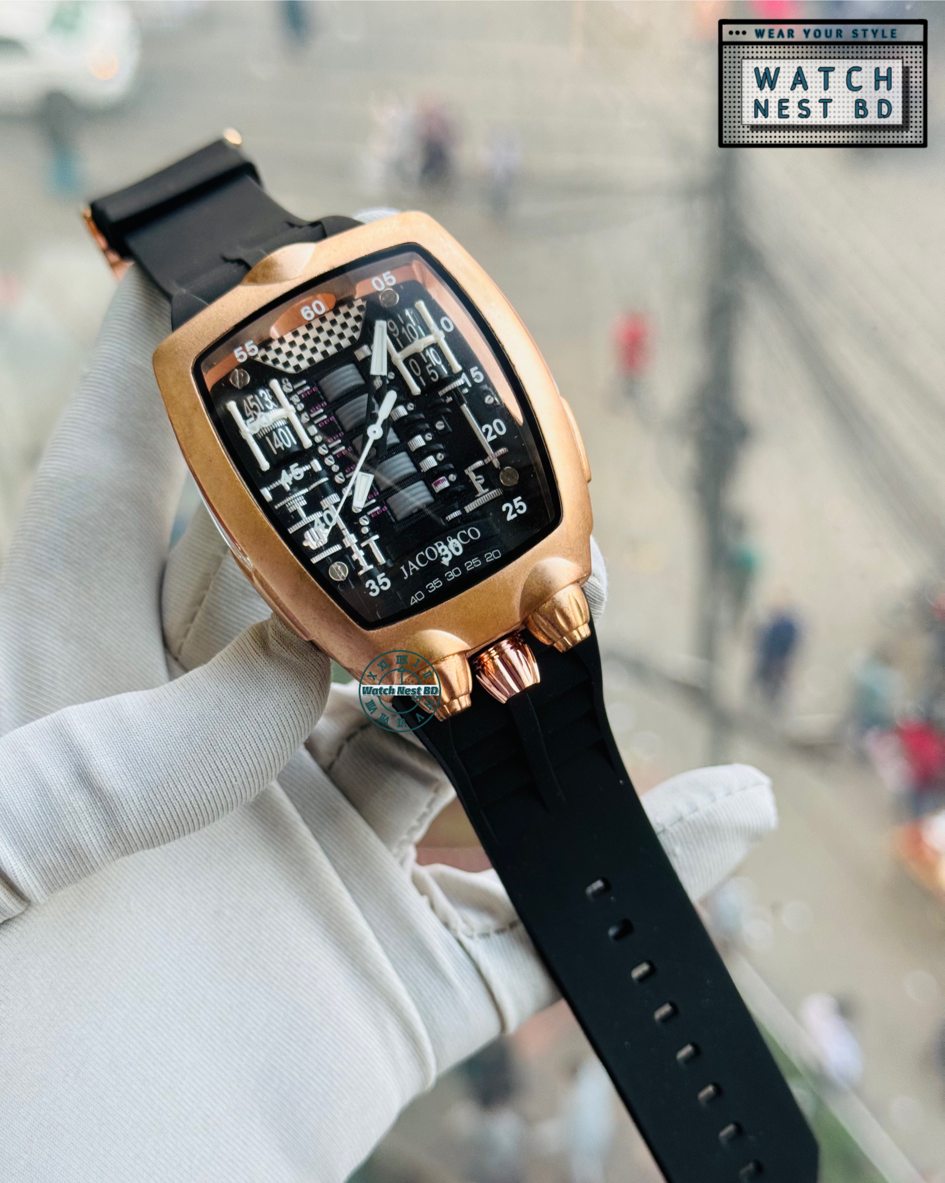 Bugatti Engine Watch | AA Grade Master Copy