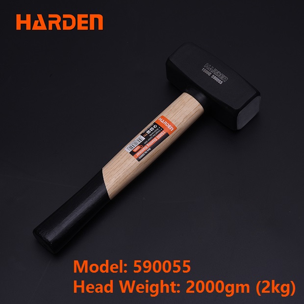 HARDEN Stoning Hammer ( 1.0Kg | 1.5Kg | 2.05Kg ) With Wood Handle; 590051 | 590055 | 590060_img_7