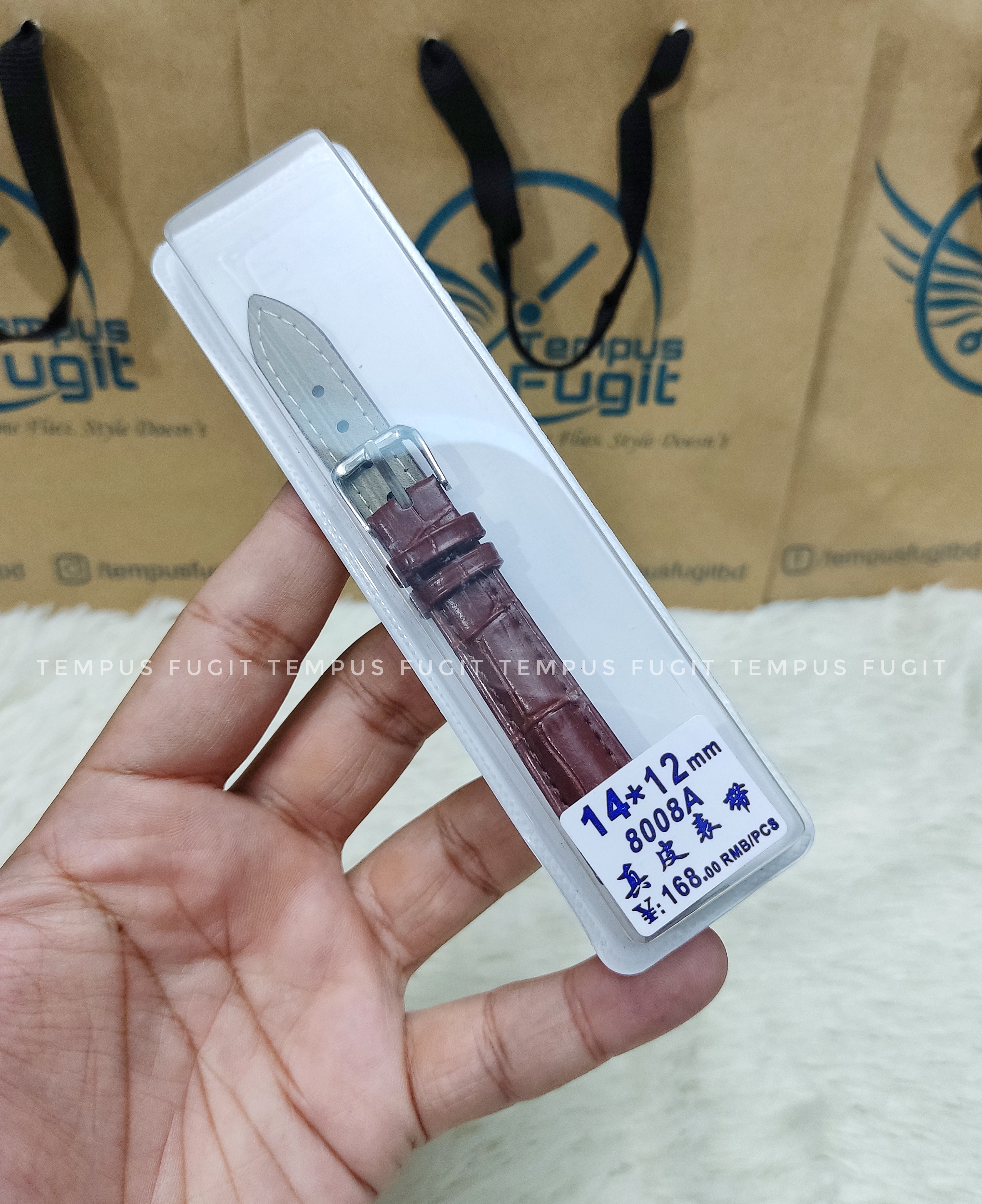 Ladies 14mm Structured "Leather Color" Watch Belt_img_0