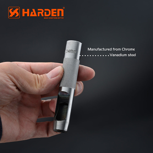 HARDEN 12pcs Hollow Punch Set (3 -16 mm), Leather Puncher; 610848_img_2