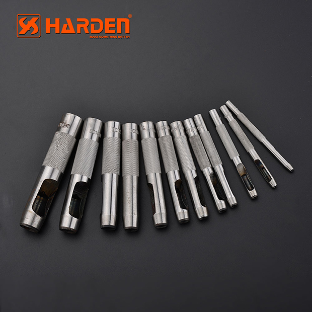 HARDEN 12pcs Hollow Punch Set (3 -16 mm), Leather Puncher; 610848_img_3