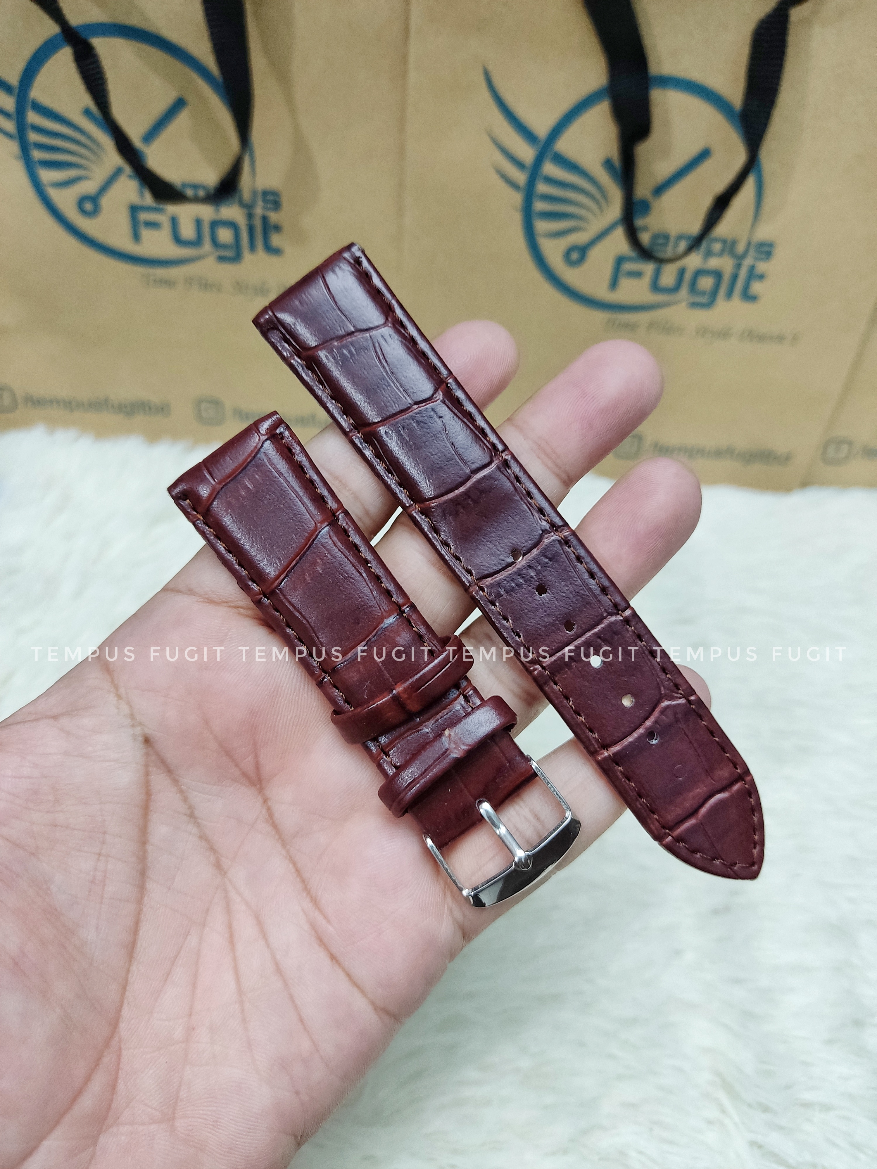 Gents 22mm Structured "Leather Color" Watch Belt_img_0