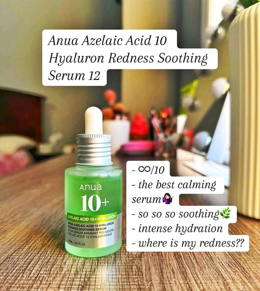 Anua Azelaic Acid 10 Hyaluron Redness Soothing Serum 12