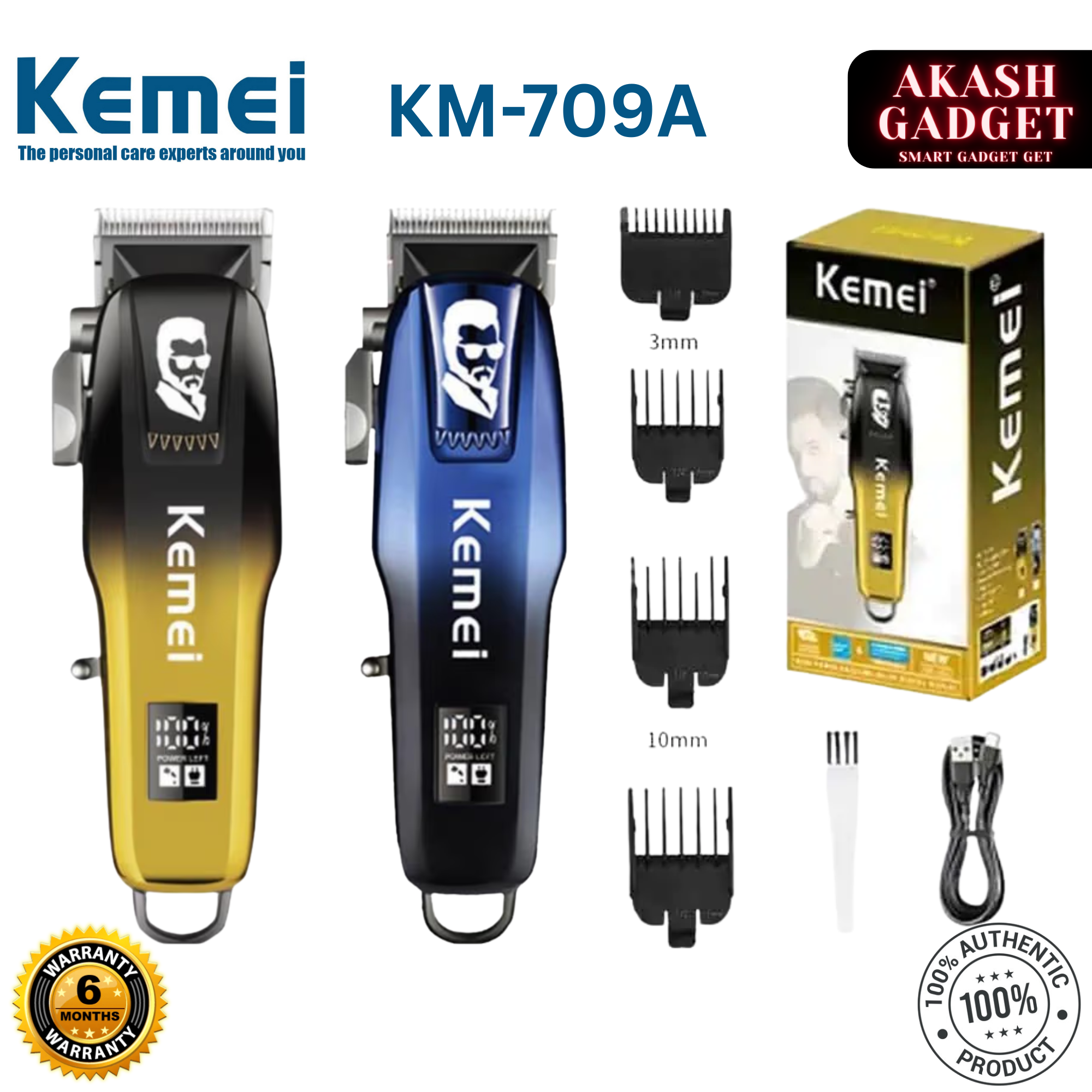 Kemei KM-709A Professional Trimmer and Hair Clipper_img_0