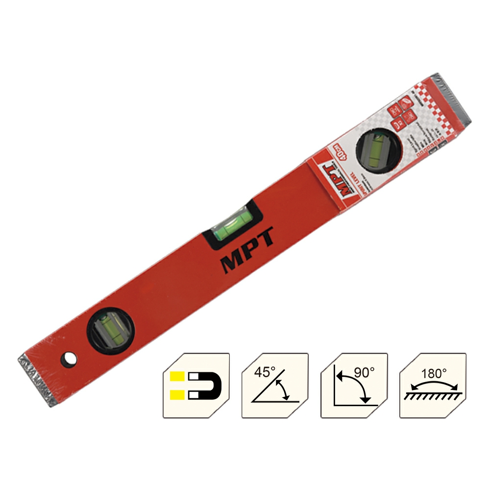 MPT Heavy Duty Spirit Level ( 40cm | 60cm | 80cm ); MHE02002