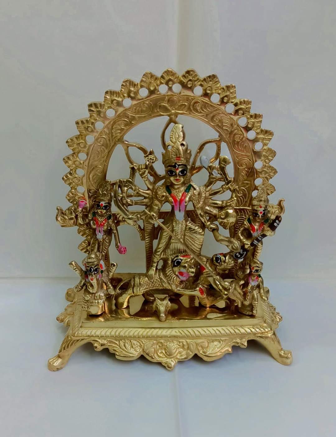 পিতলের দুর্গা ২ কেজি - Image 1