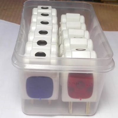 রেডিয়াম টু পিন প্লাগ 1pcs (Two pin plug) - Image 1