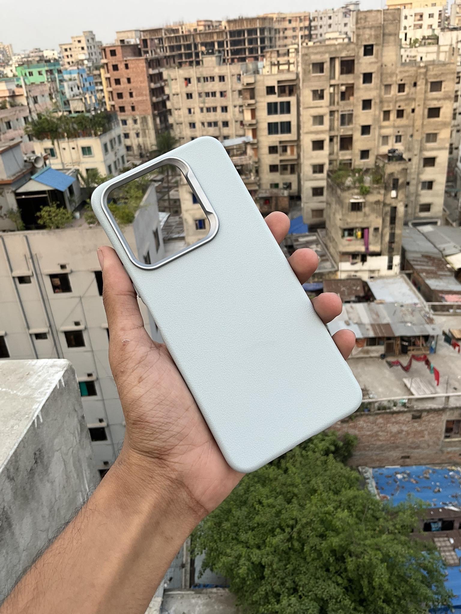 IQOO Z9x leather pattern silicon case_img_1