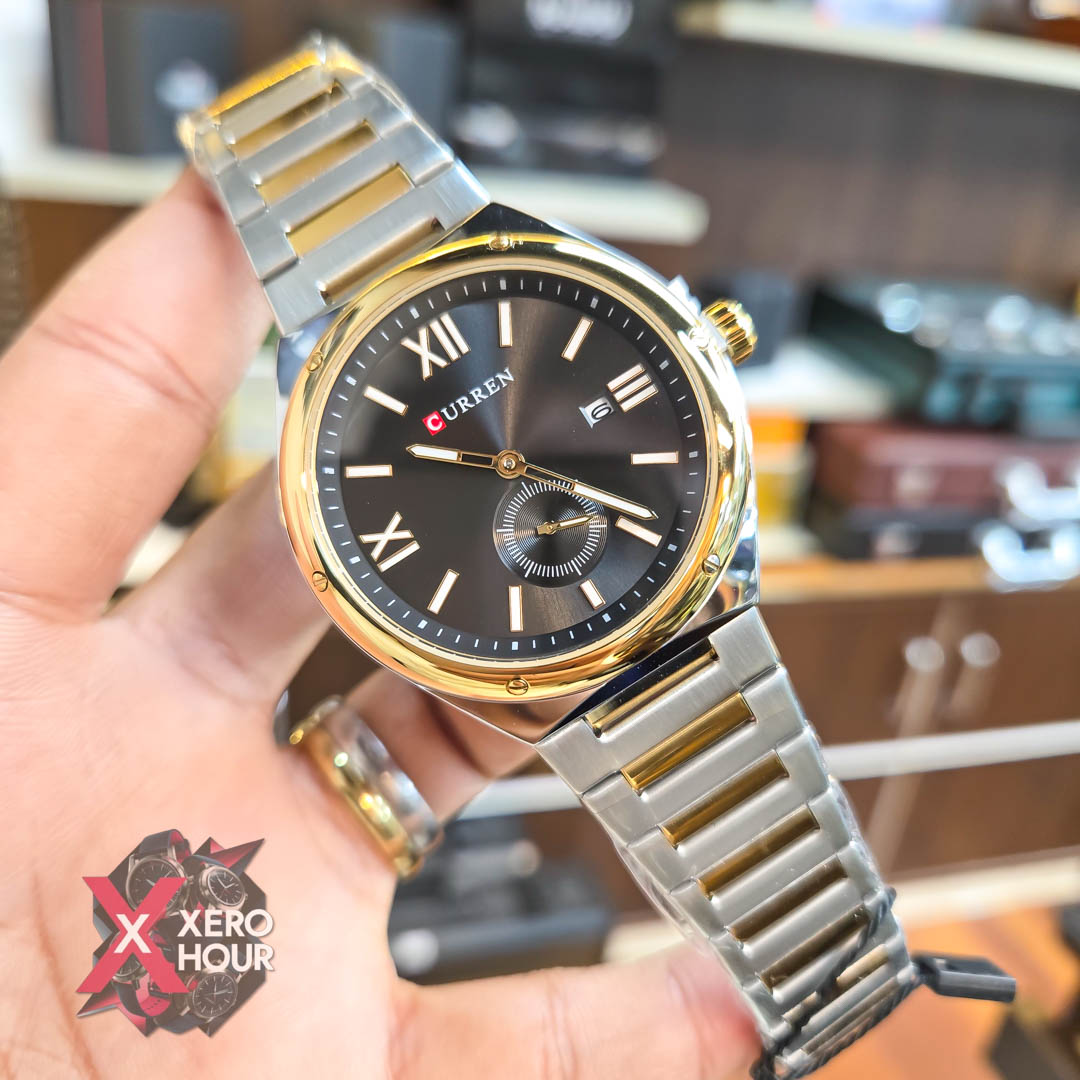 Curren 8471 Men’s Watch | Dual Tone Black dial_img_1